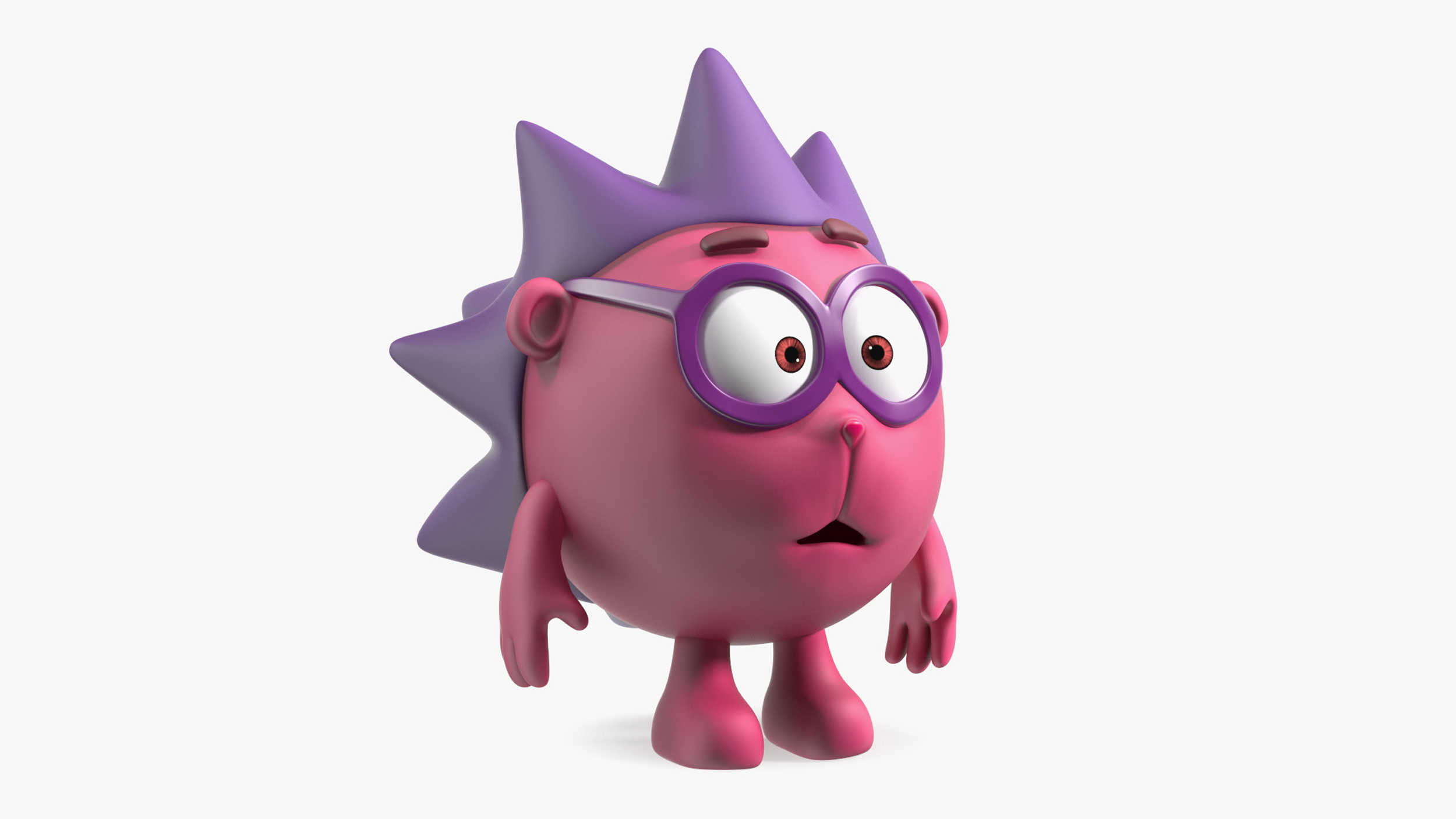 3D model Chiko Character Kikoriki Rigged for Cinema 4D