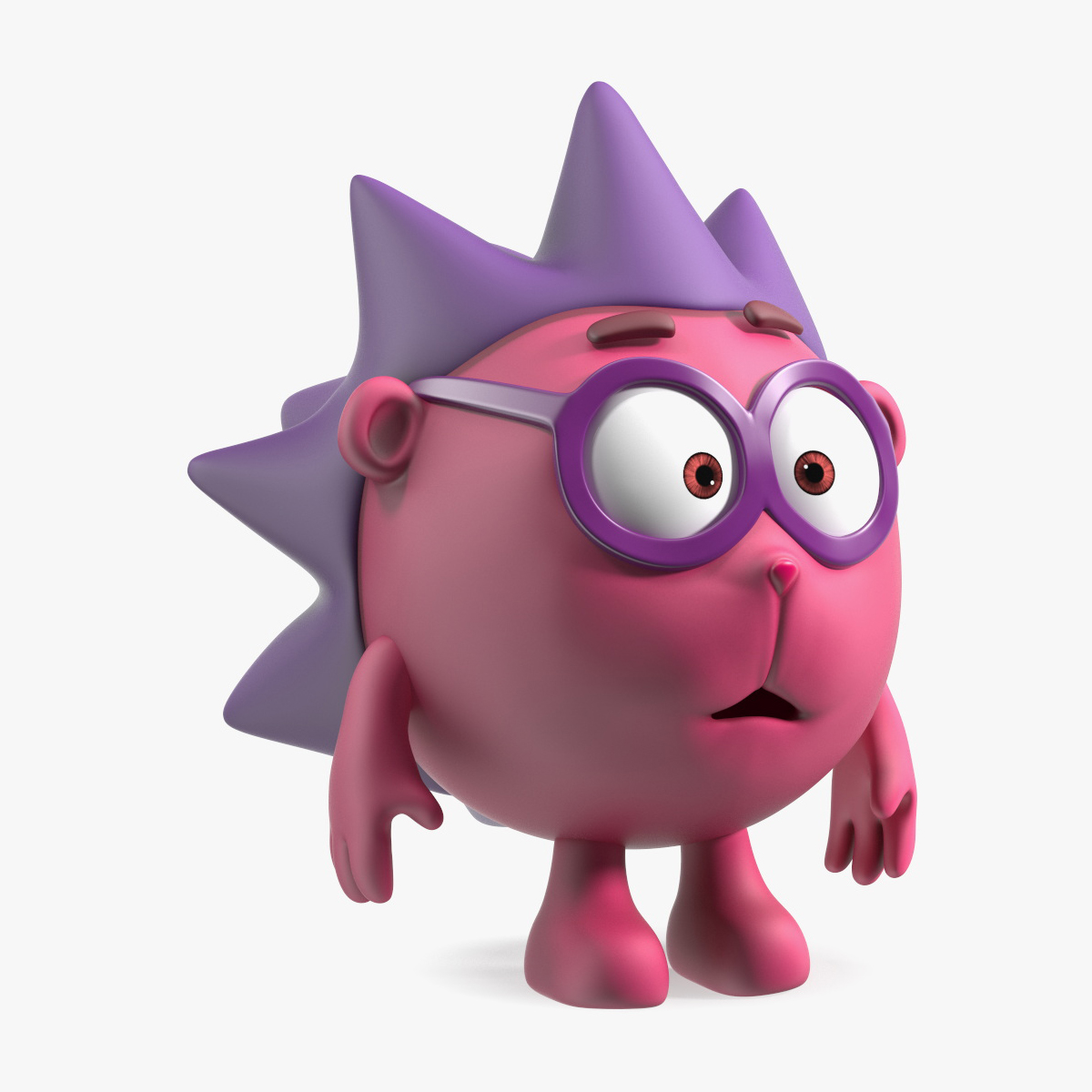 3D model Chiko Character Kikoriki Rigged for Cinema 4D