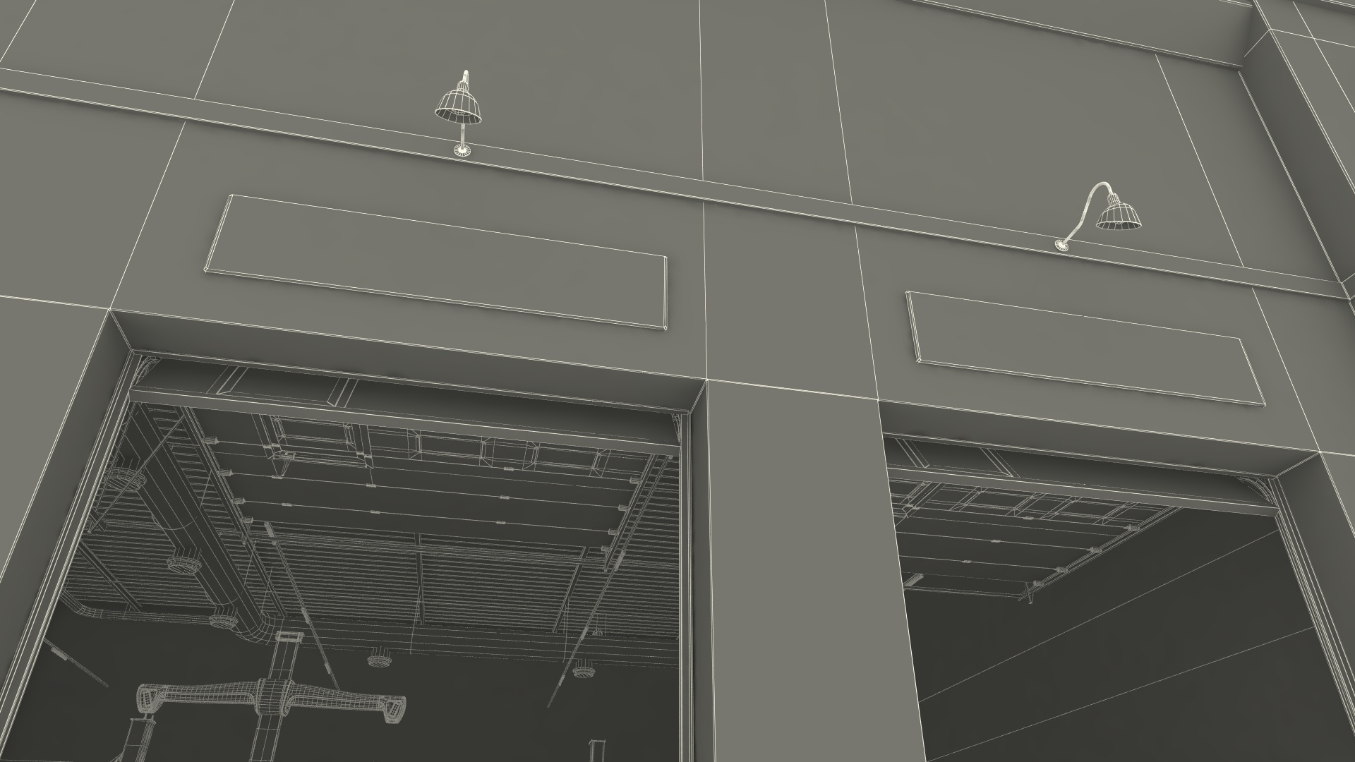3D model Car Service Building