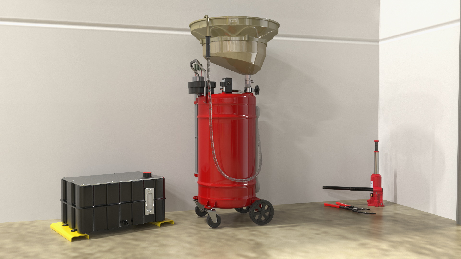 3D model Car Service Building