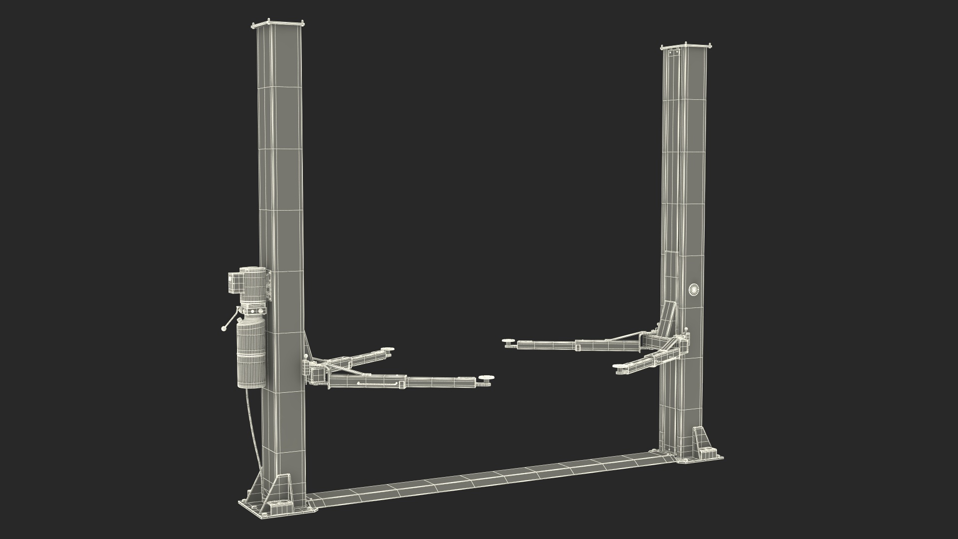 3D model Car Service Building
