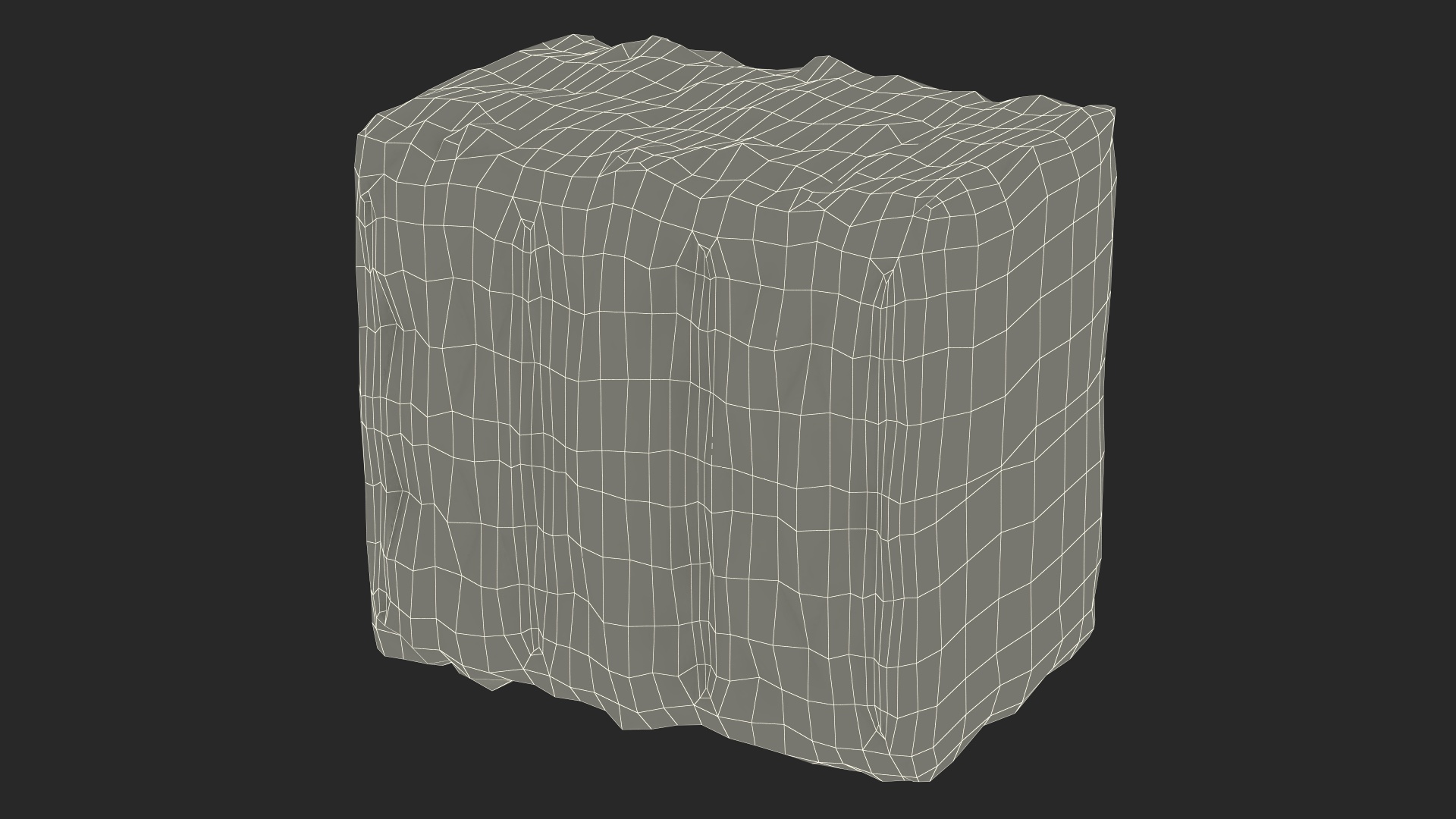 Pressed Cardboard Briquette 3D