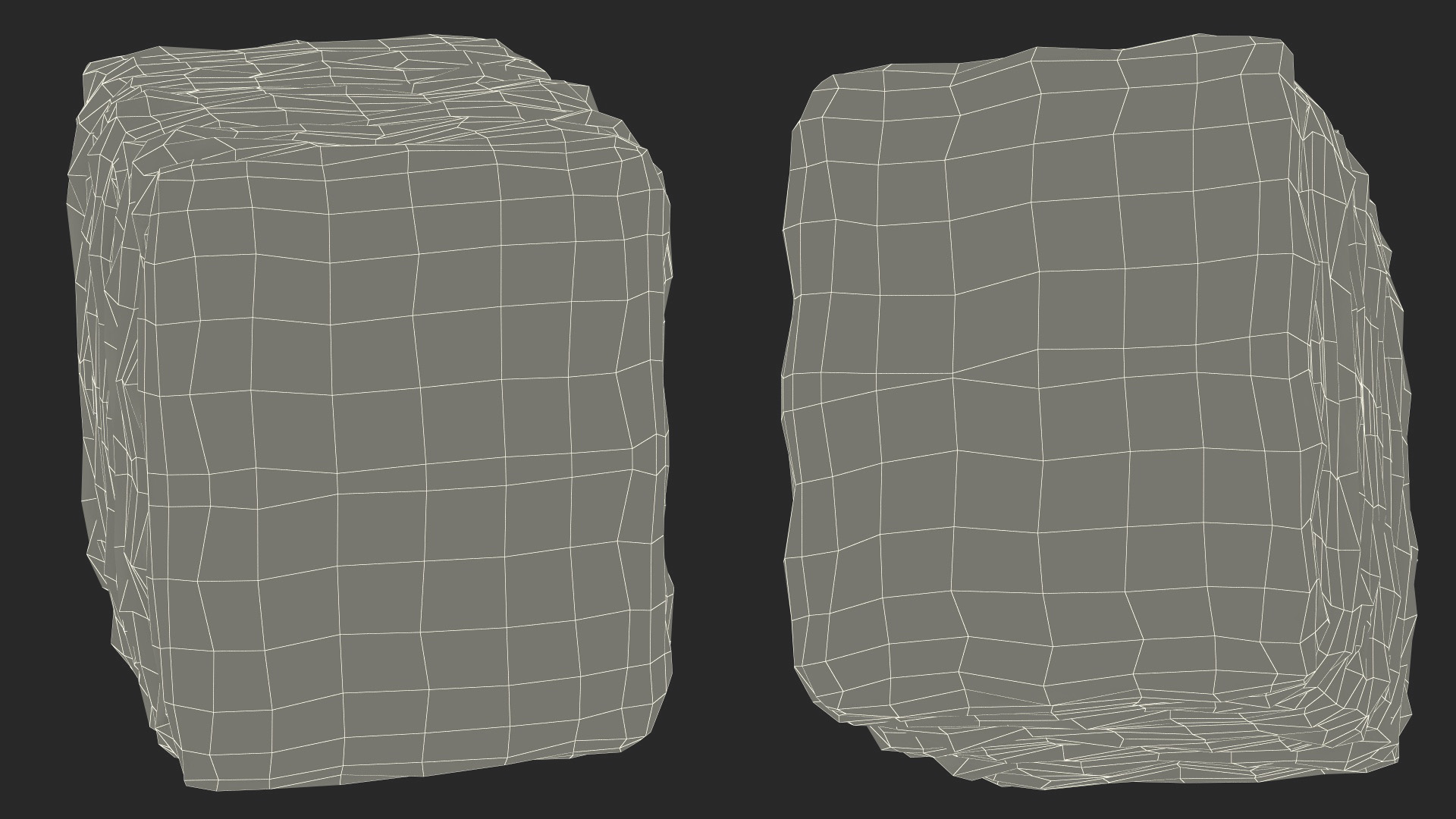 Pressed Cardboard Briquette 3D