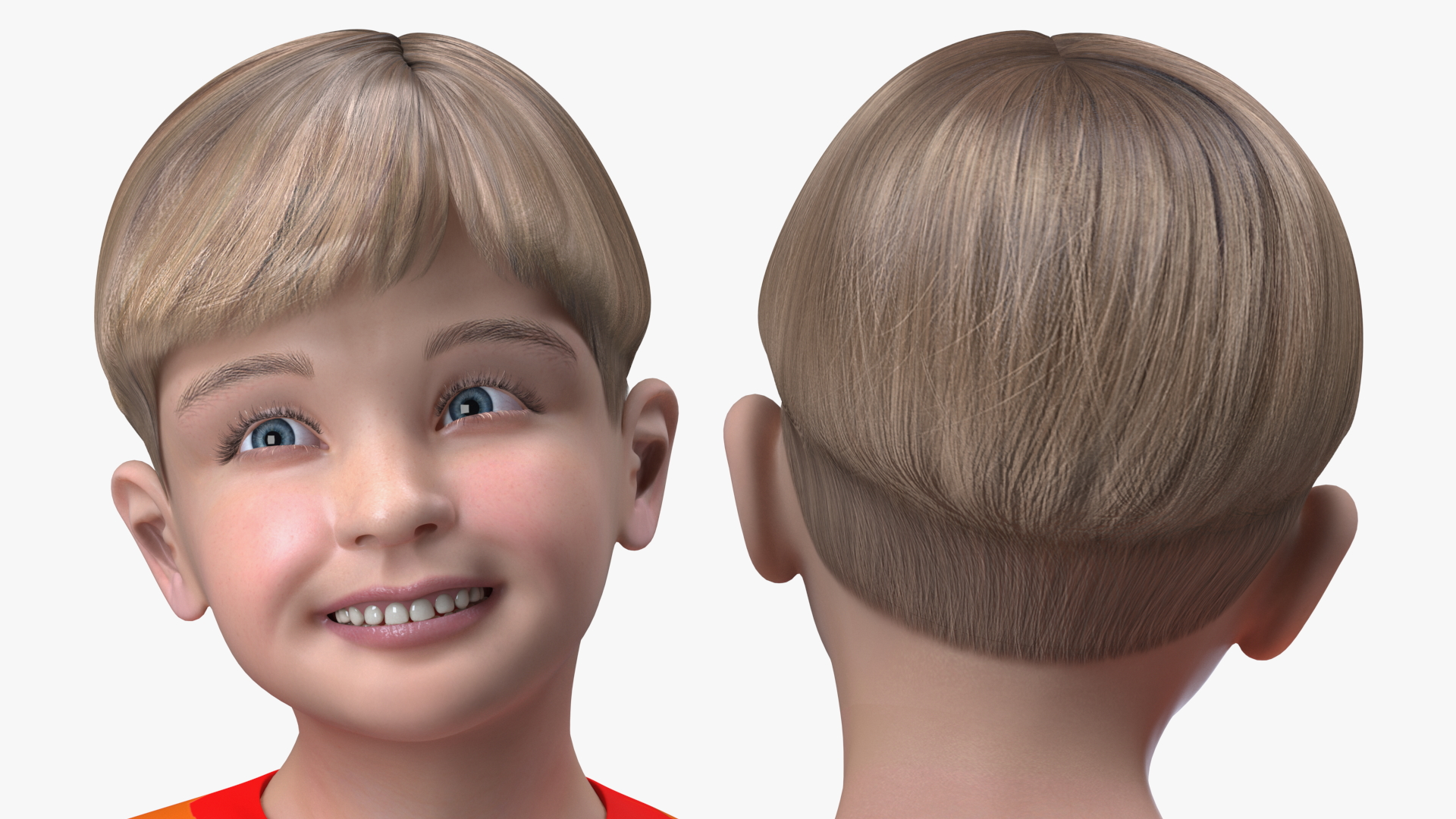 Realistic Child Boy 3D model