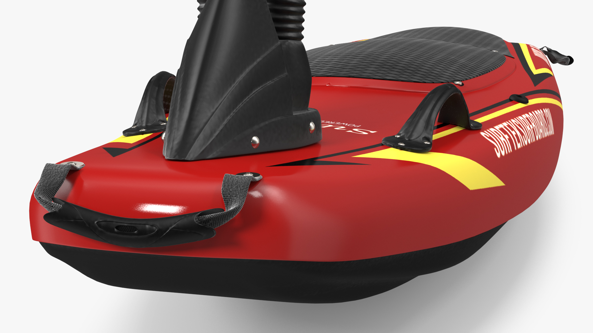 Surftek Aquasurf Jet Surfboard Red 3D model