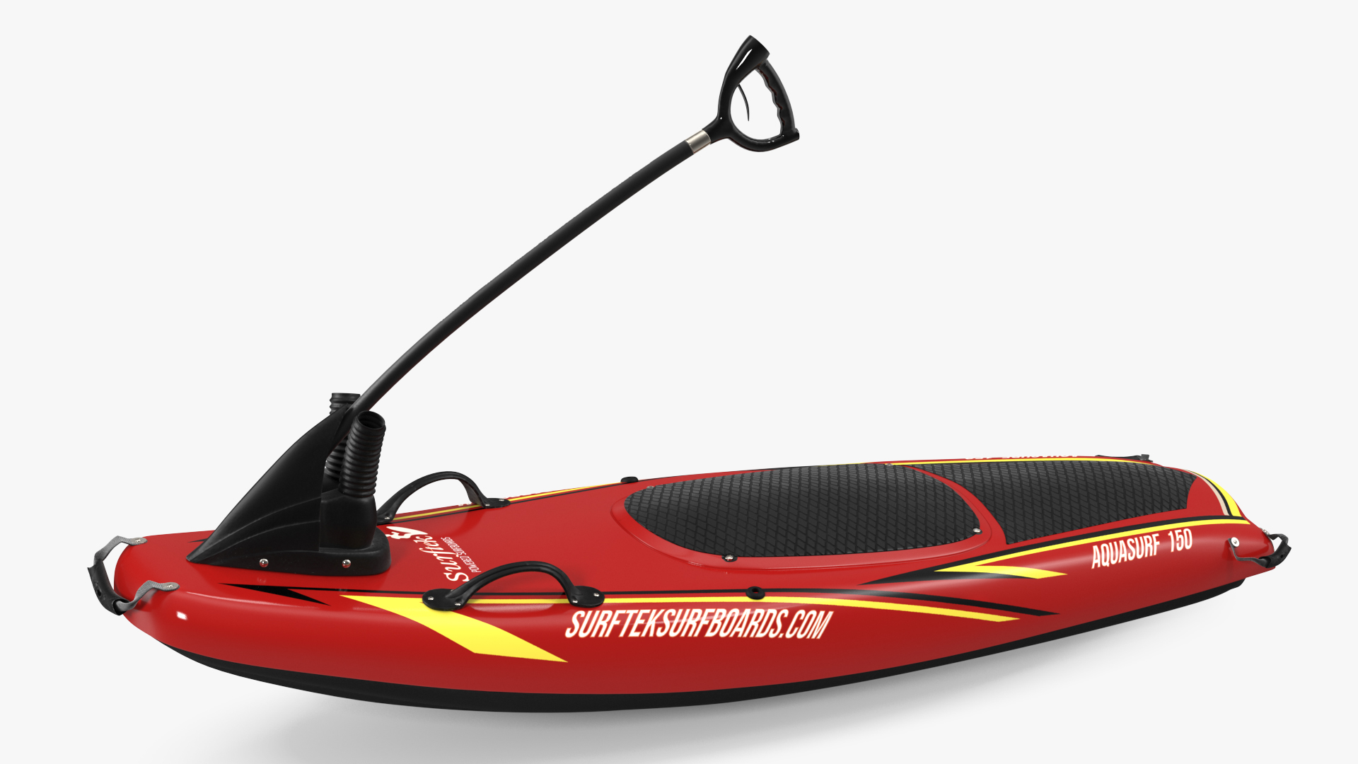 Surftek Aquasurf Jet Surfboard Red 3D model