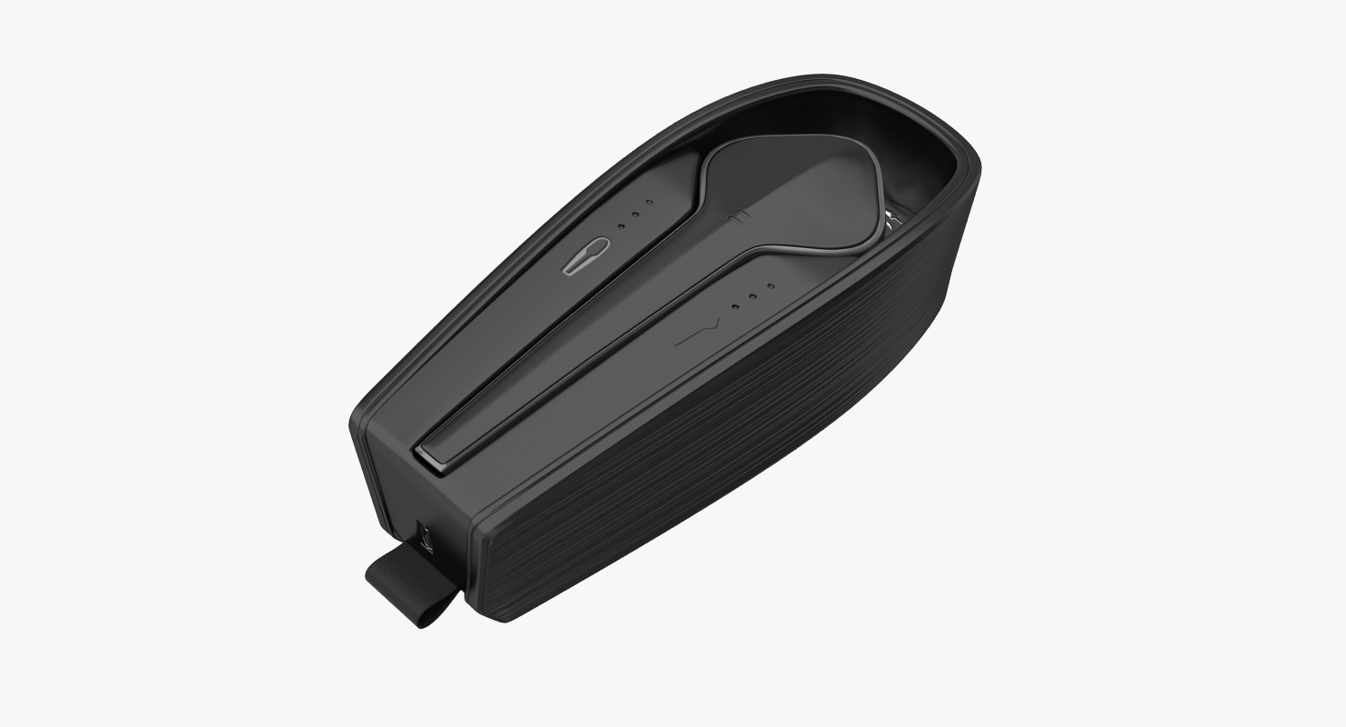 3D model Bluetooth Wireless Headset Plantronics Voyager Edge Set