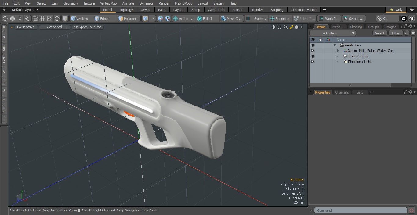 3D Xiaomi Mijia Pulse Water Gun model