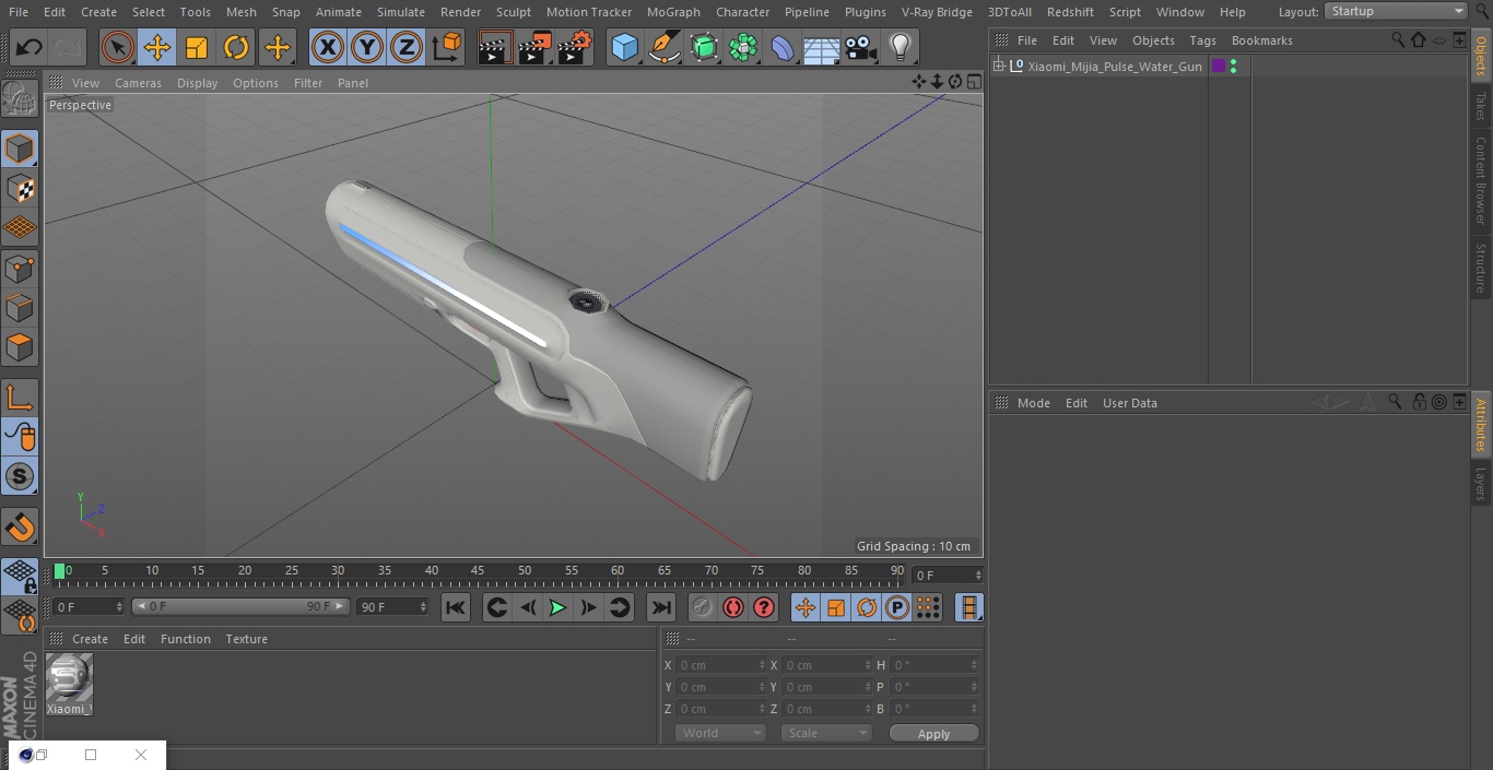3D Xiaomi Mijia Pulse Water Gun model