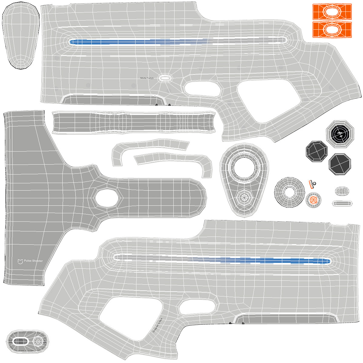 3D Xiaomi Mijia Pulse Water Gun model