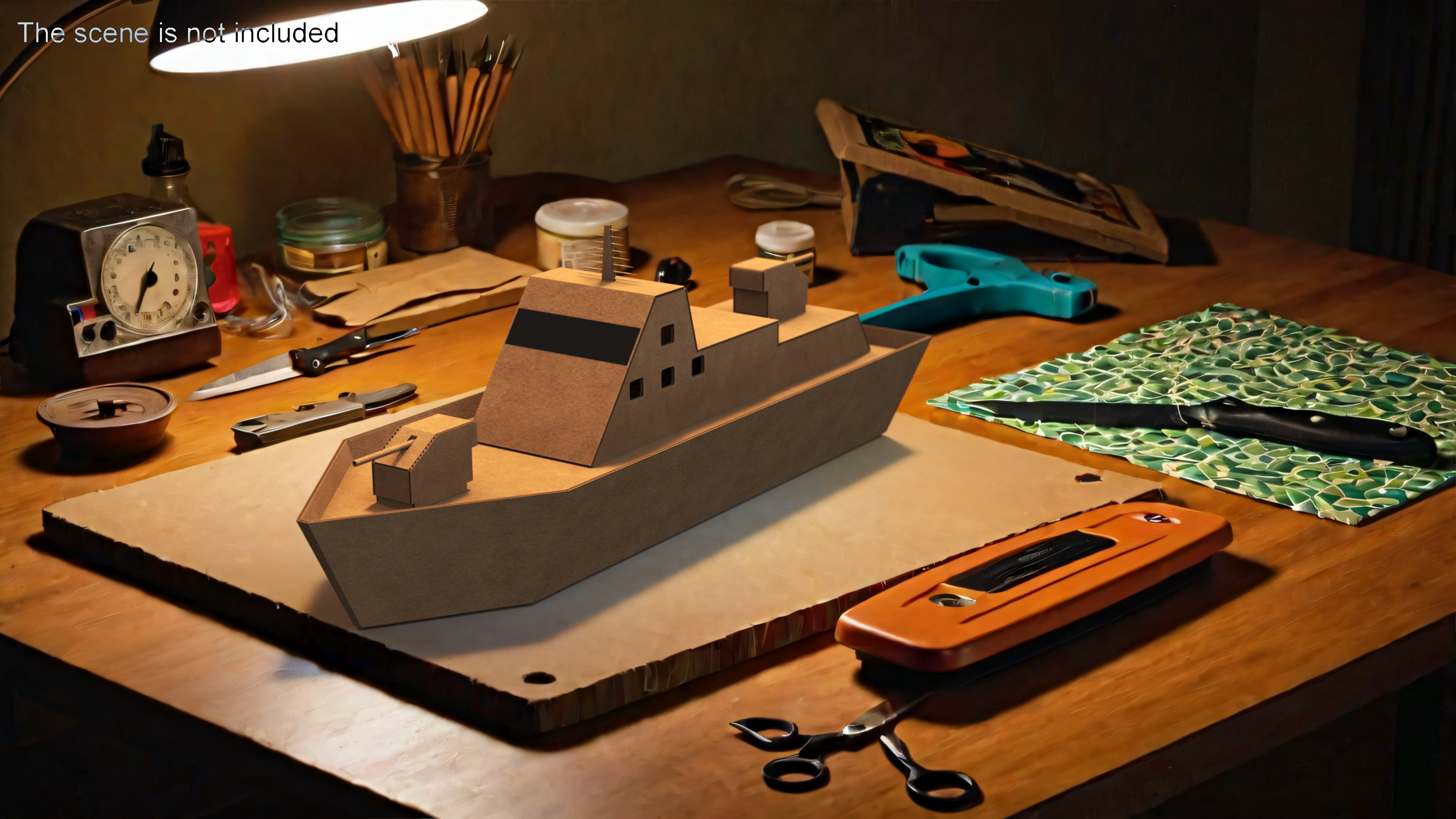 Cardboard Warship 3D