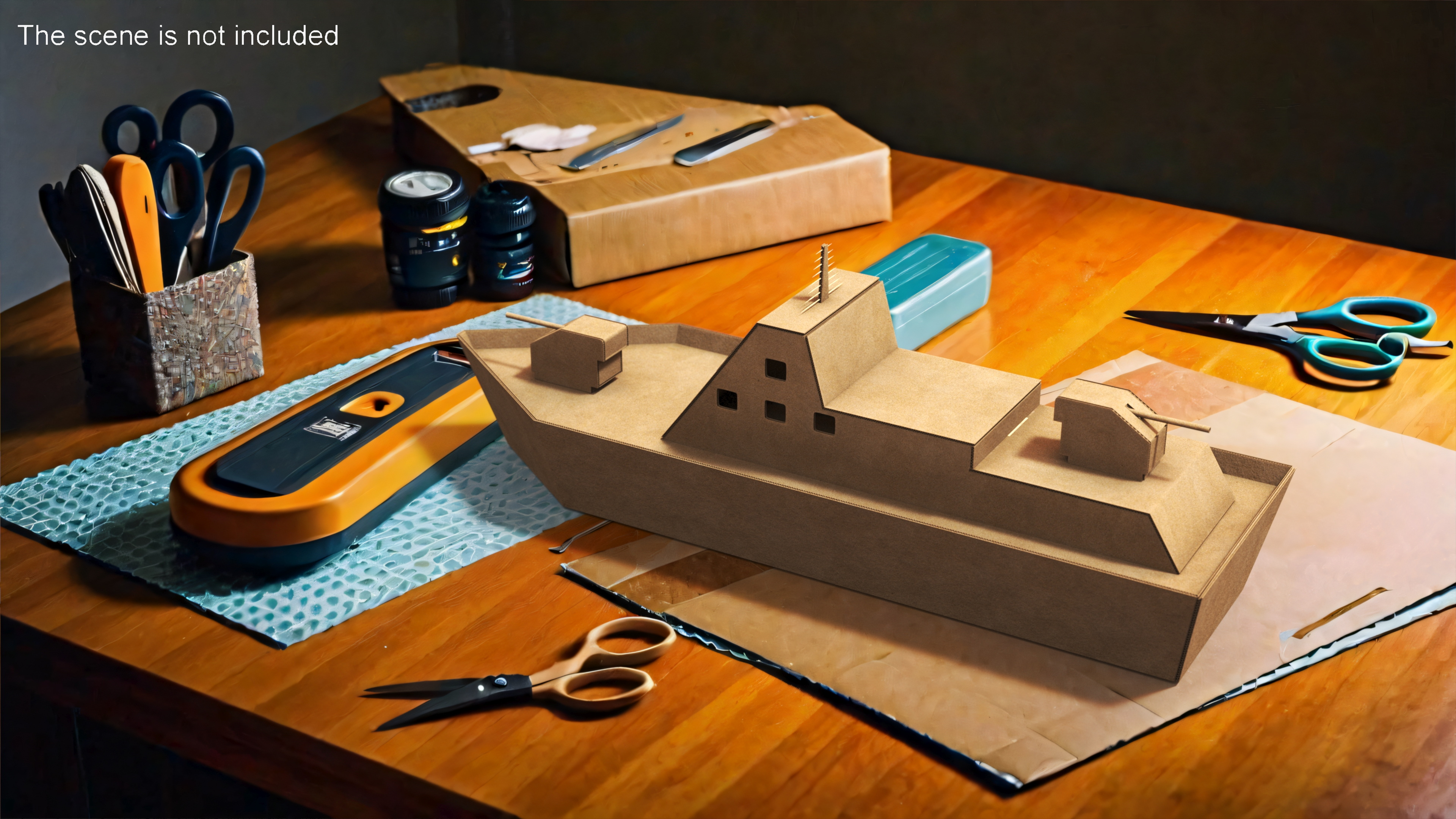 Cardboard Warship 3D