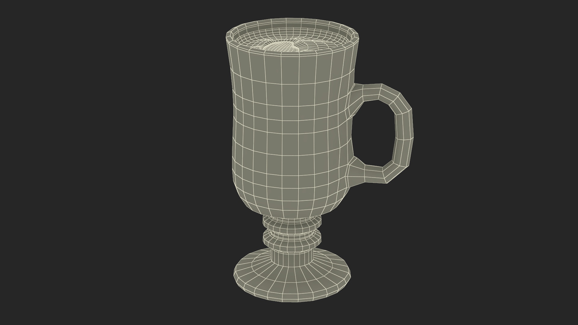 3D model Irish Glass Hot Chocolate