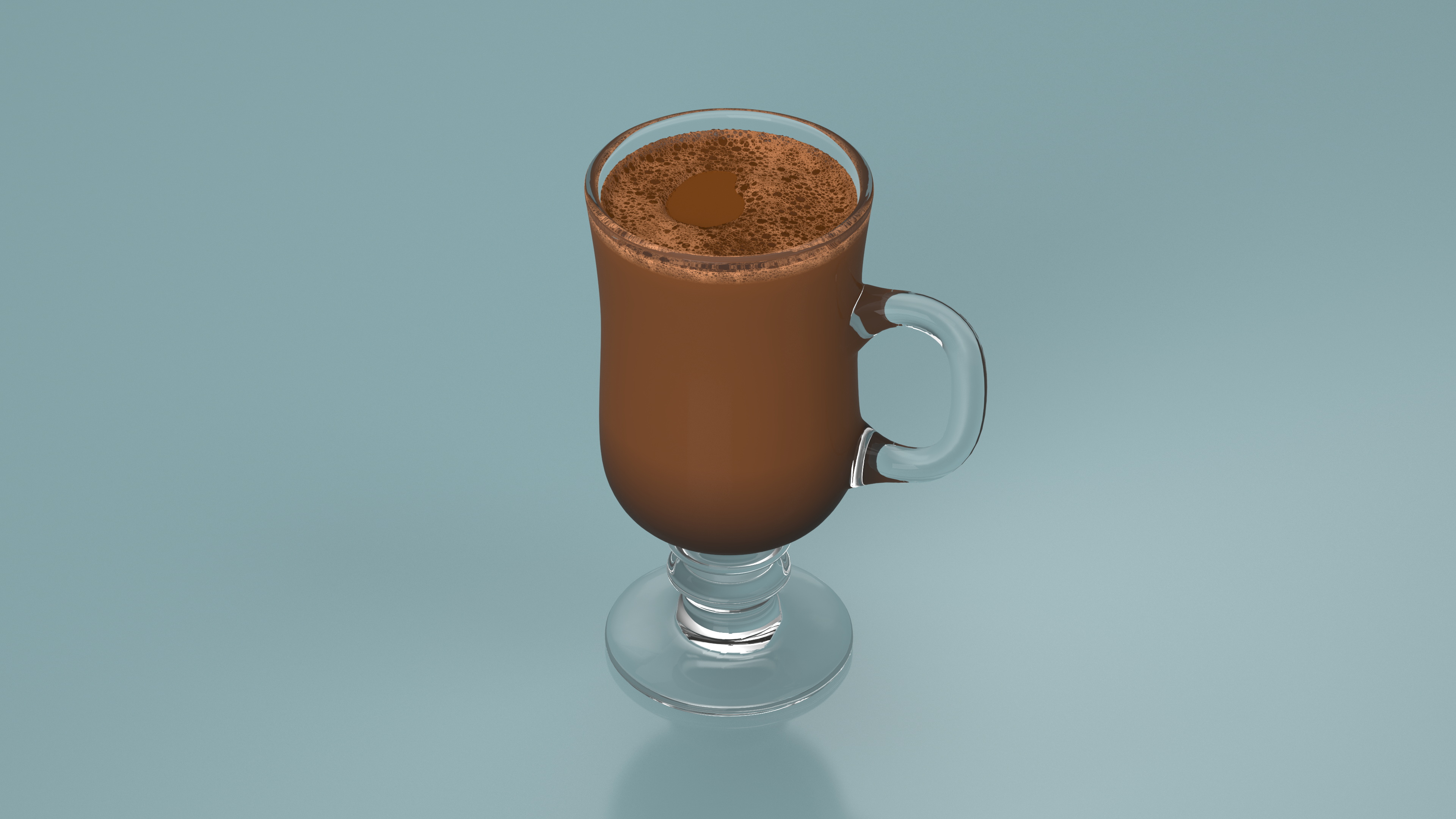 3D model Irish Glass Hot Chocolate