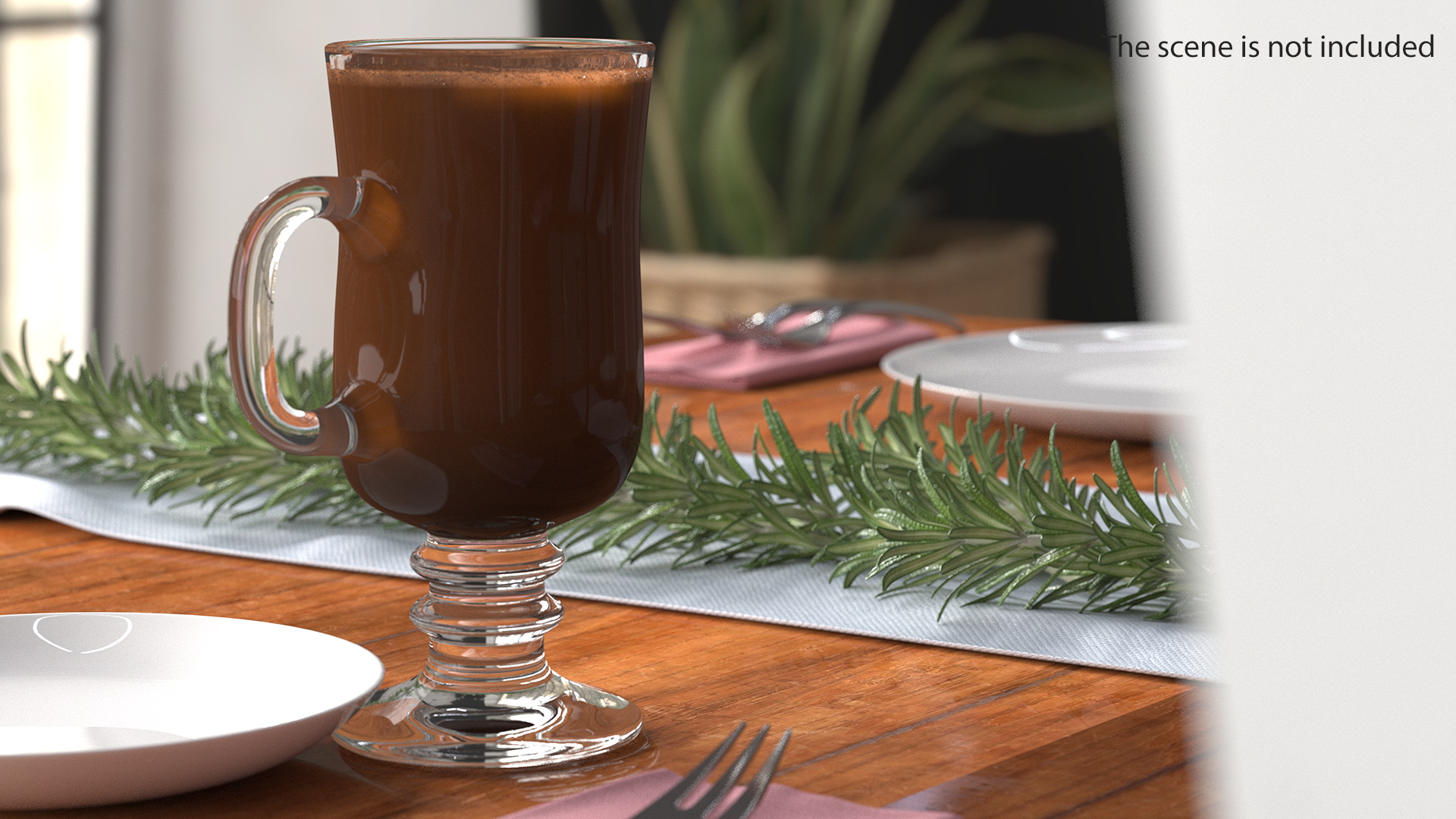 3D model Irish Glass Hot Chocolate