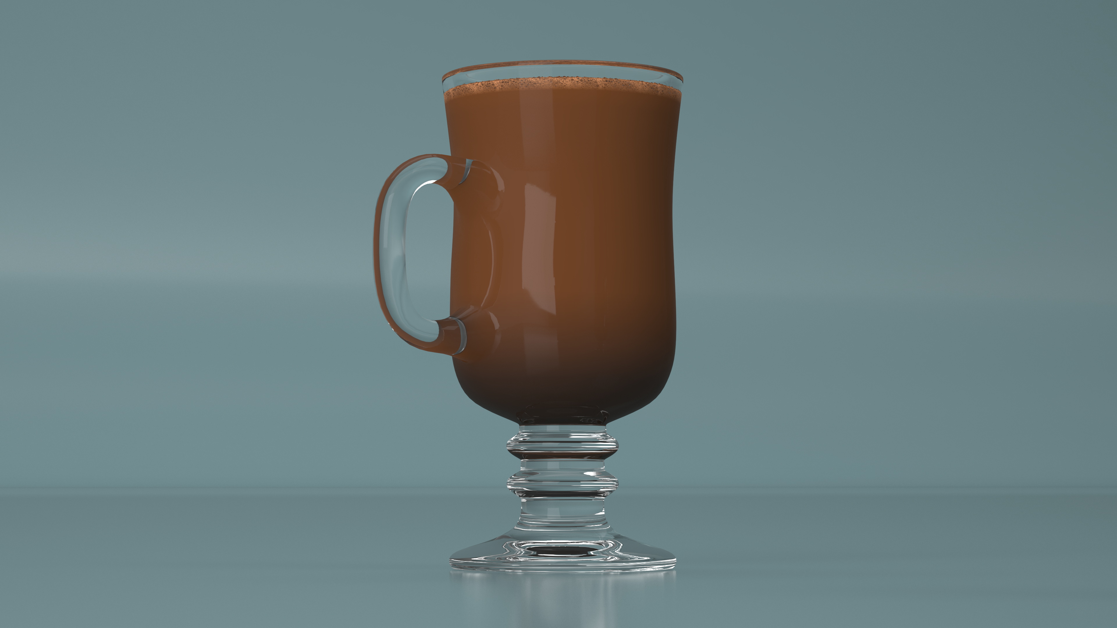 3D model Irish Glass Hot Chocolate