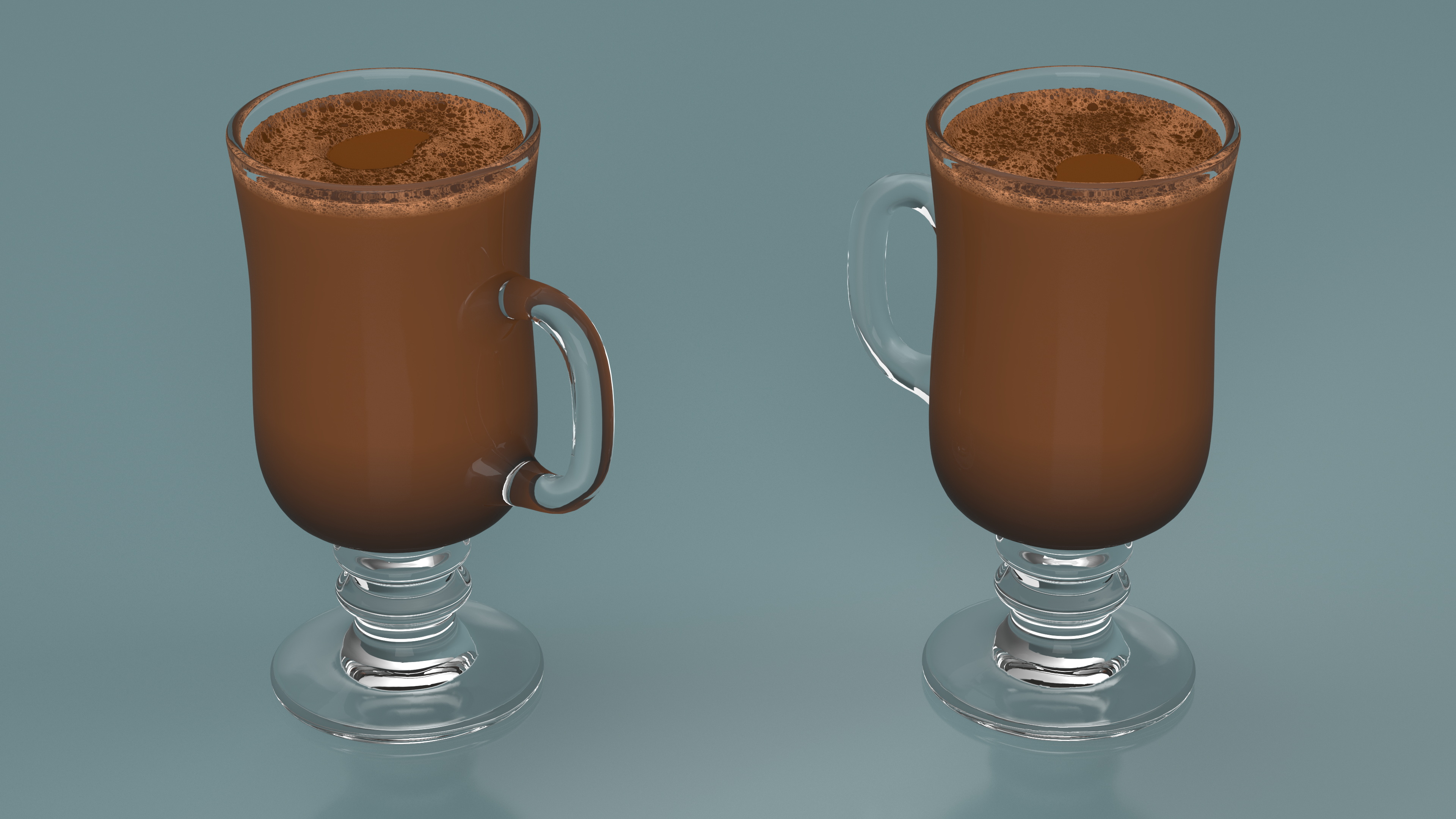 3D model Irish Glass Hot Chocolate