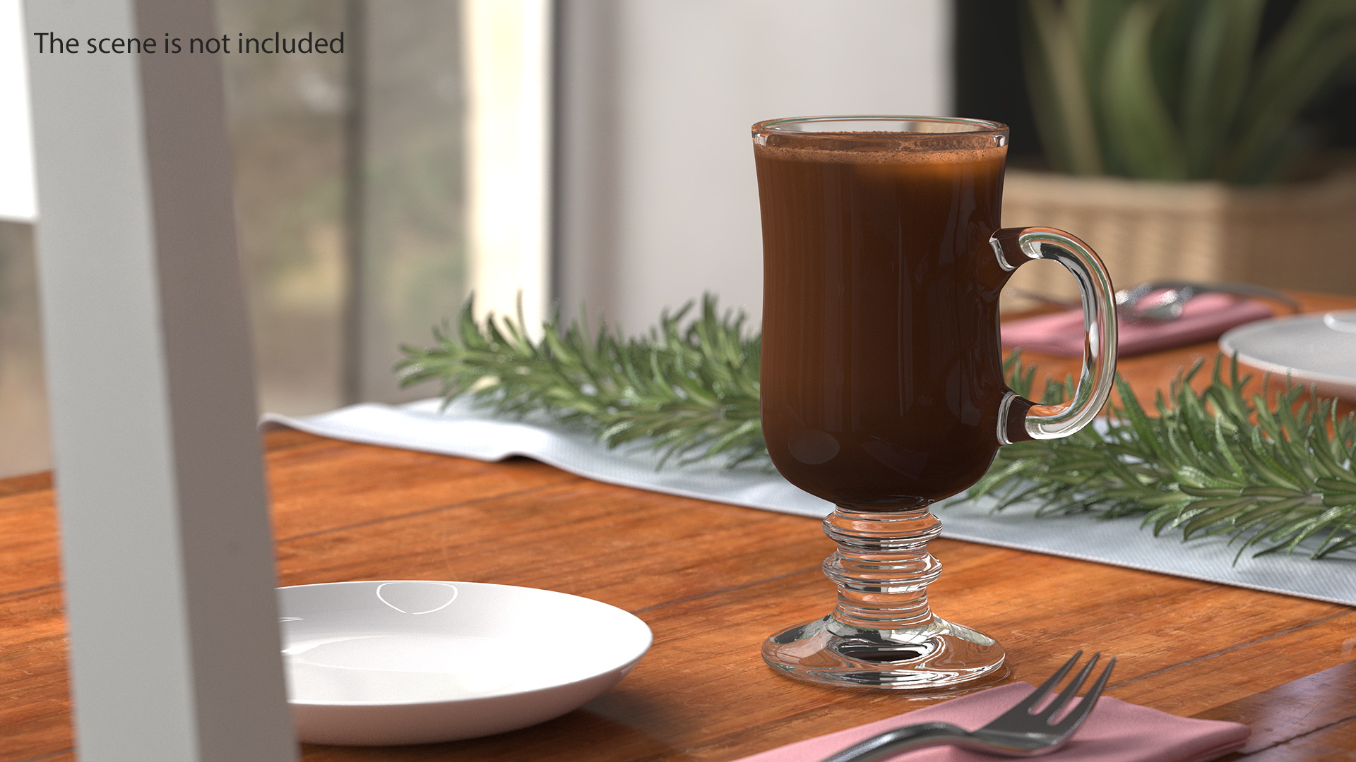3D model Irish Glass Hot Chocolate