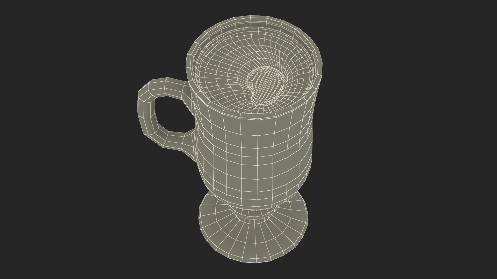 3D model Irish Glass Hot Chocolate
