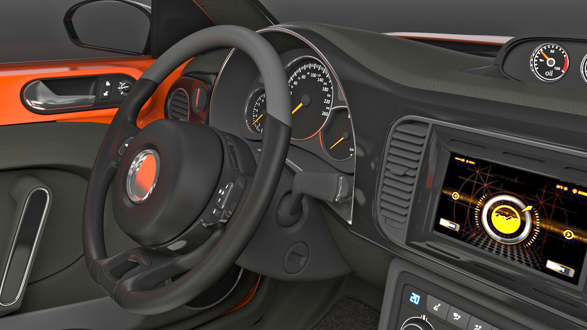 Compact Car Generic 3D model
