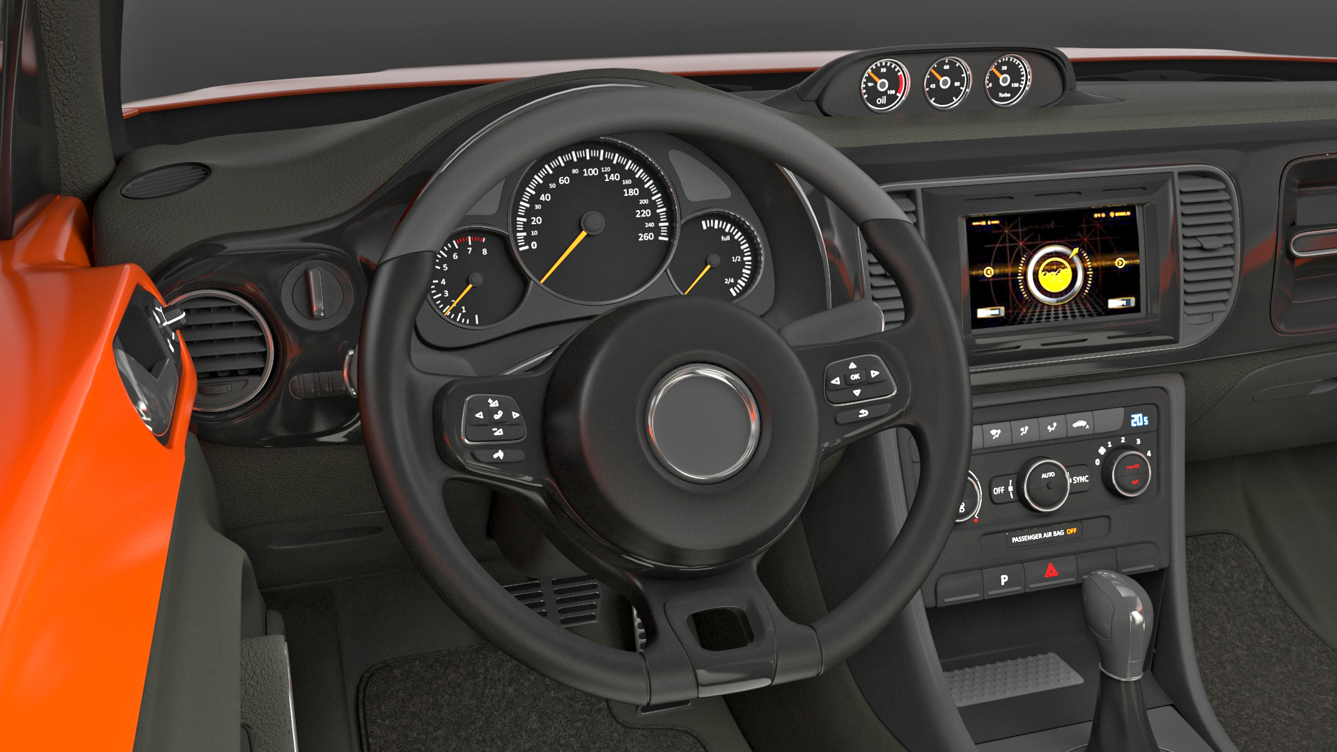 Compact Car Generic 3D model