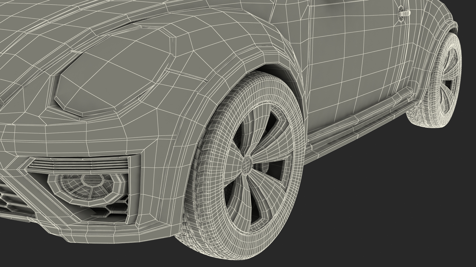 Compact Car Generic 3D model