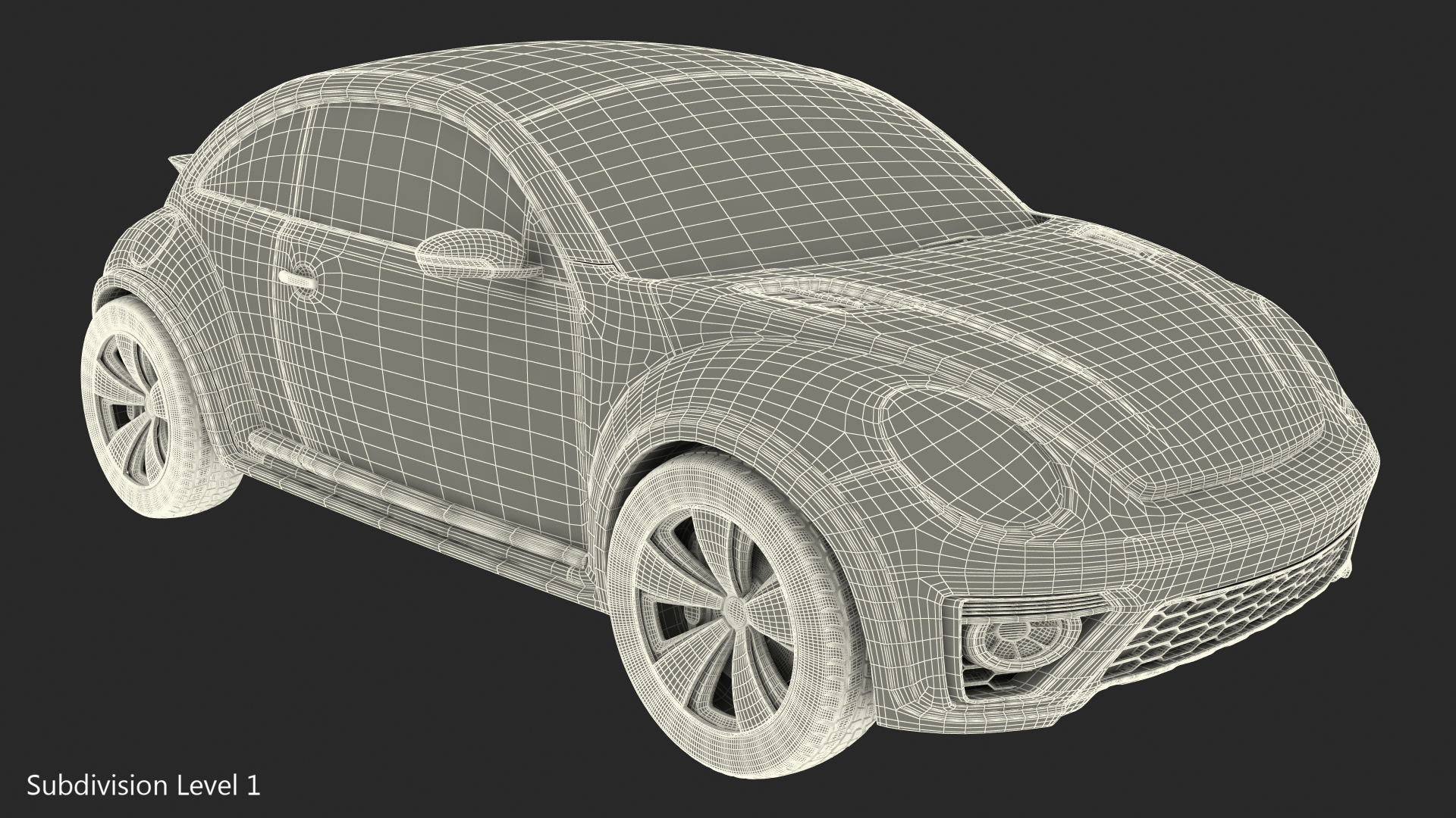 Compact Car Generic 3D model