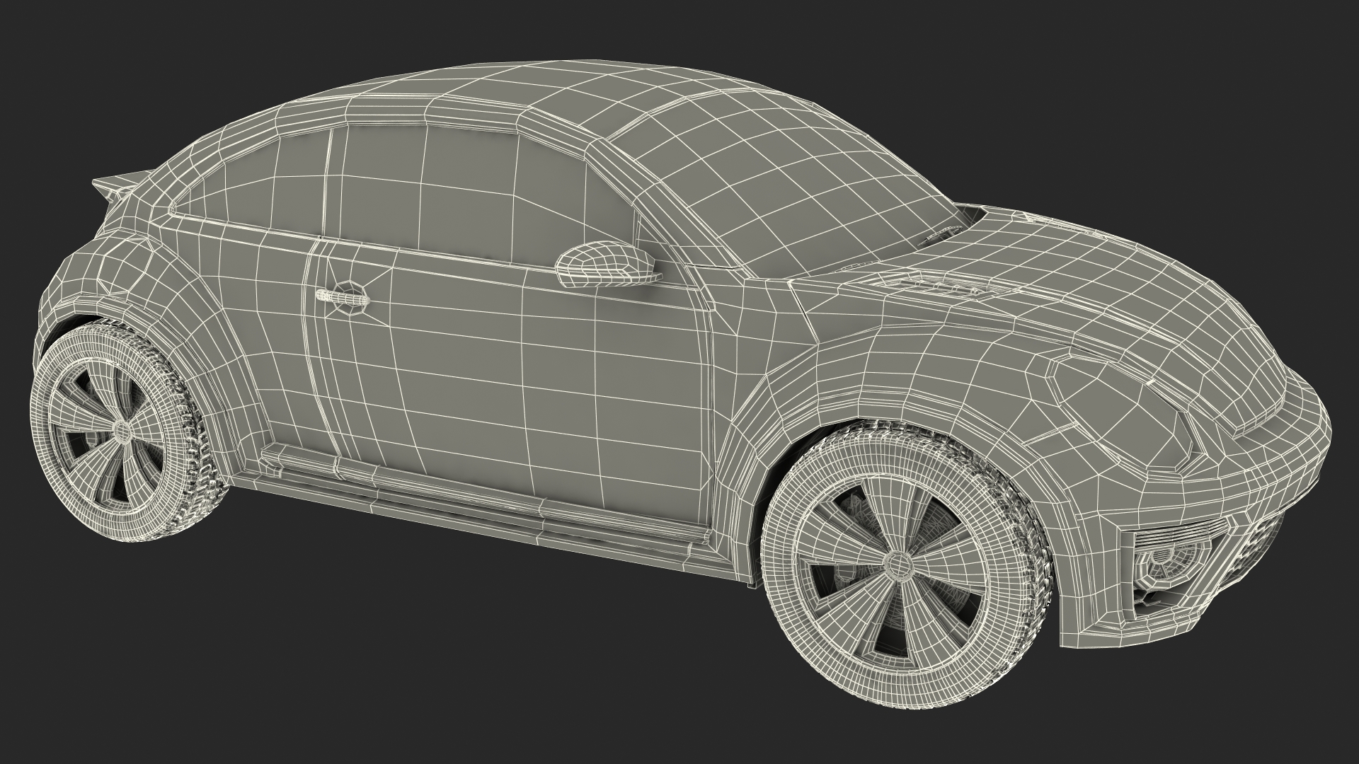 Compact Car Generic 3D model