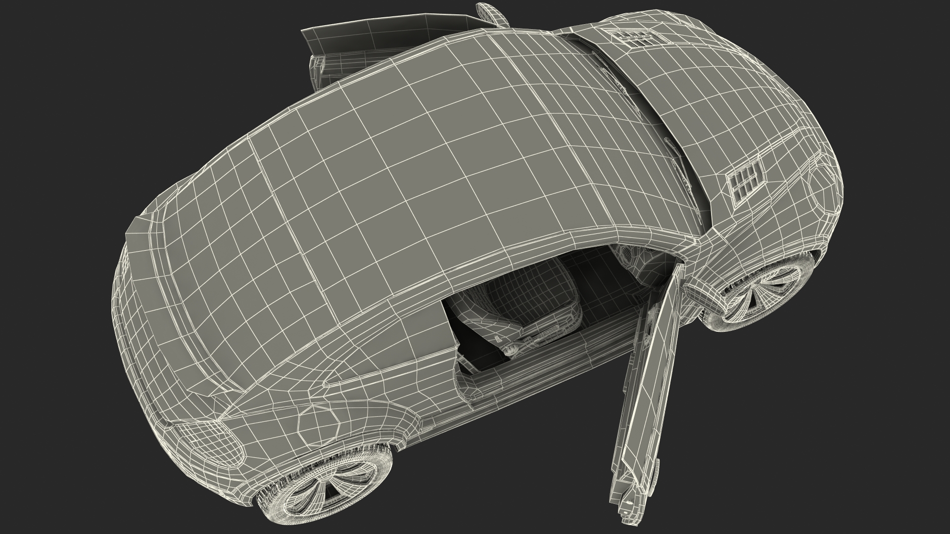 Compact Car Generic 3D model