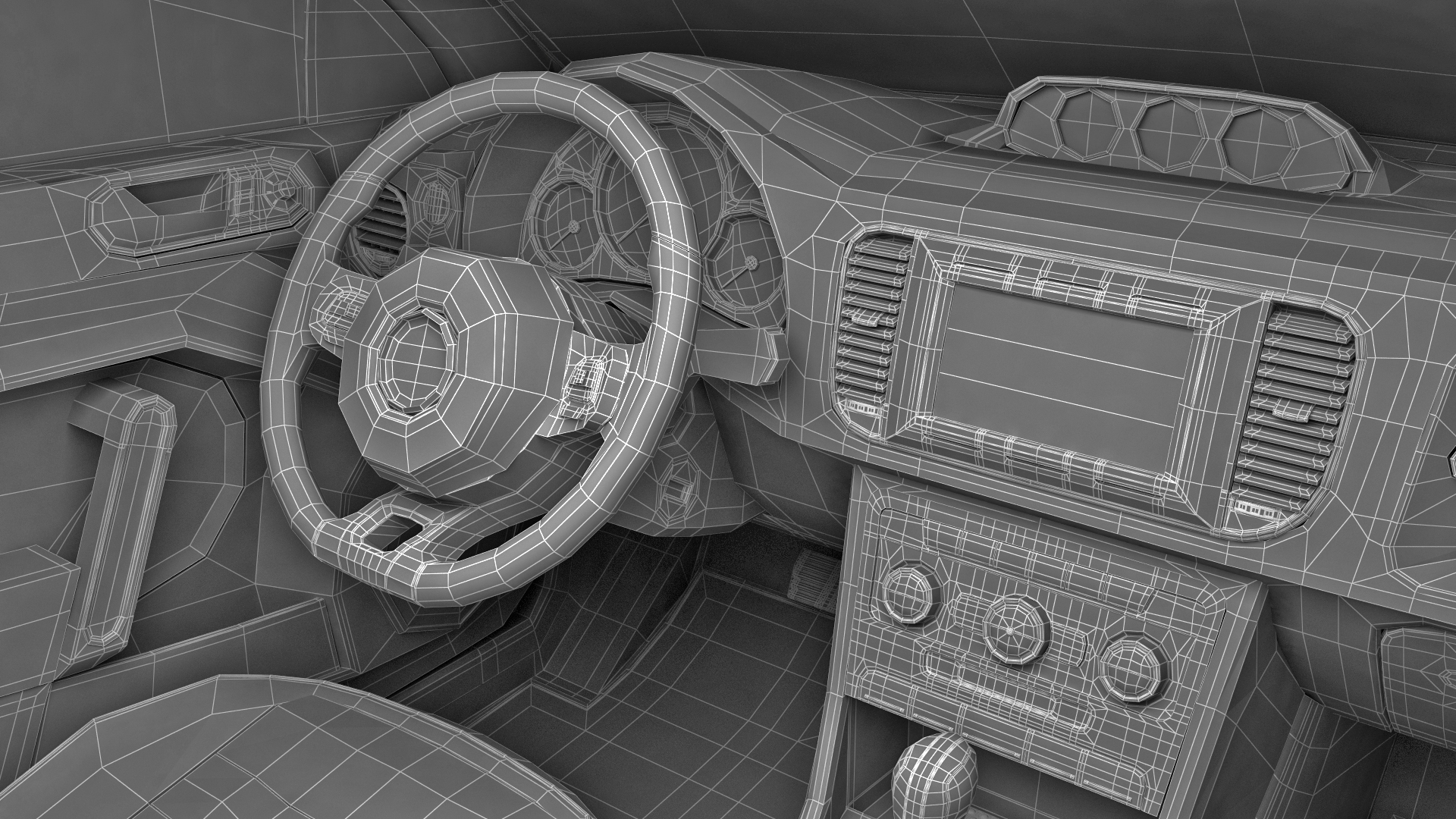 Compact Car Generic 3D model
