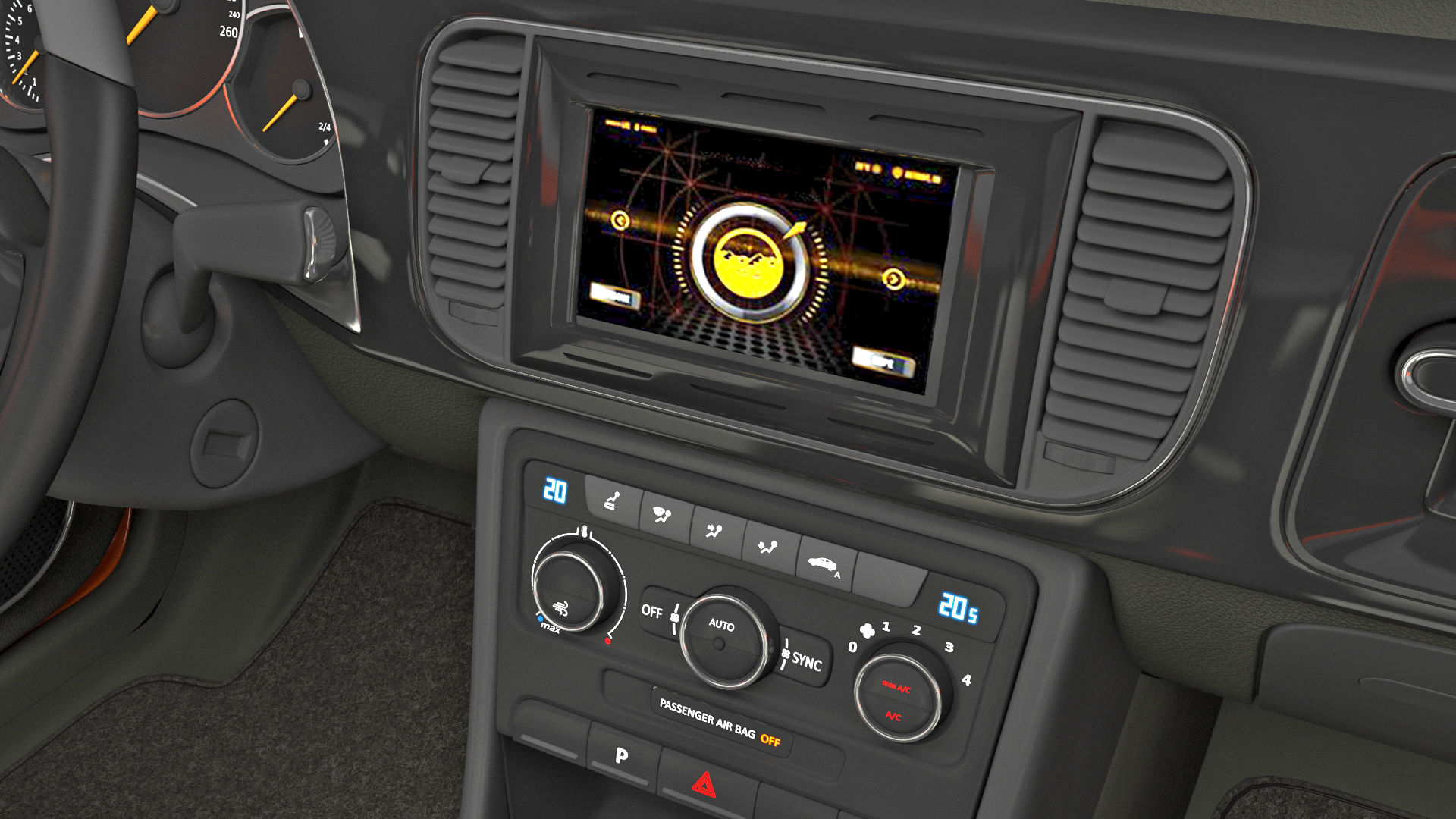 Compact Car Generic 3D model