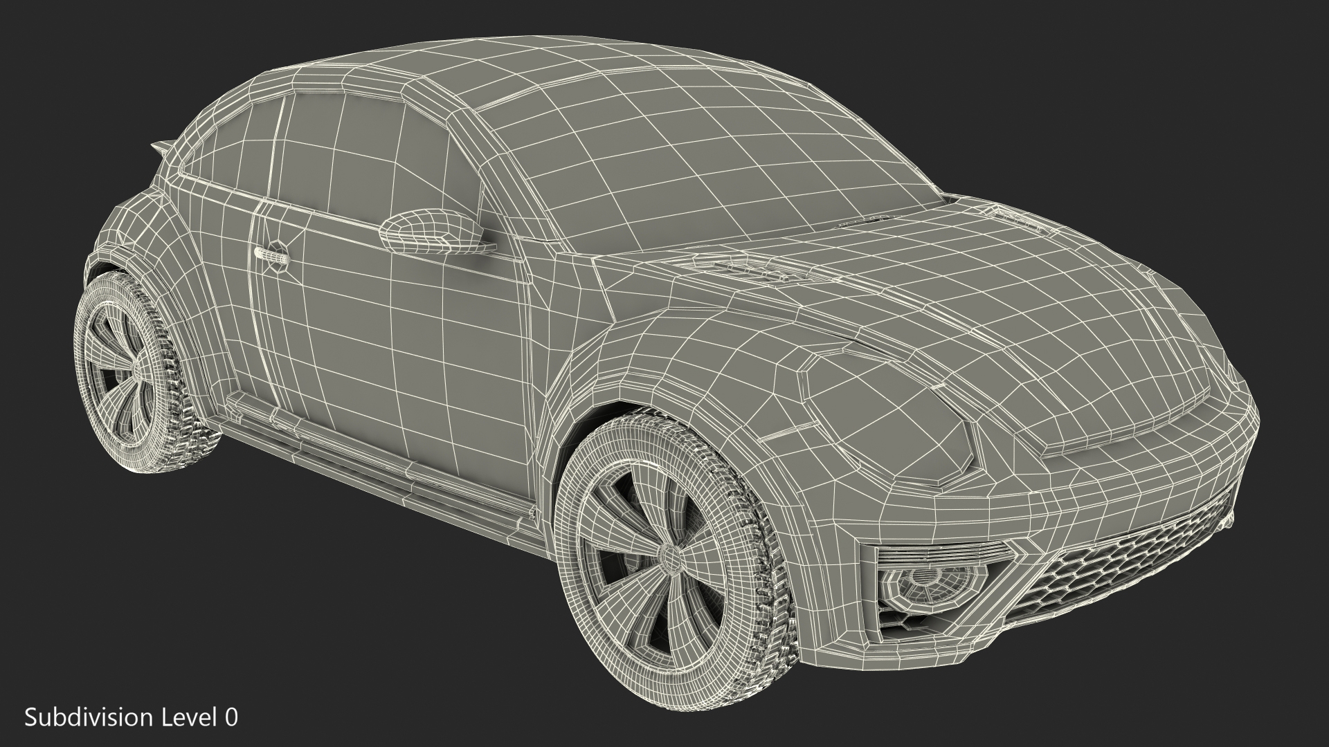 Compact Car Generic 3D model