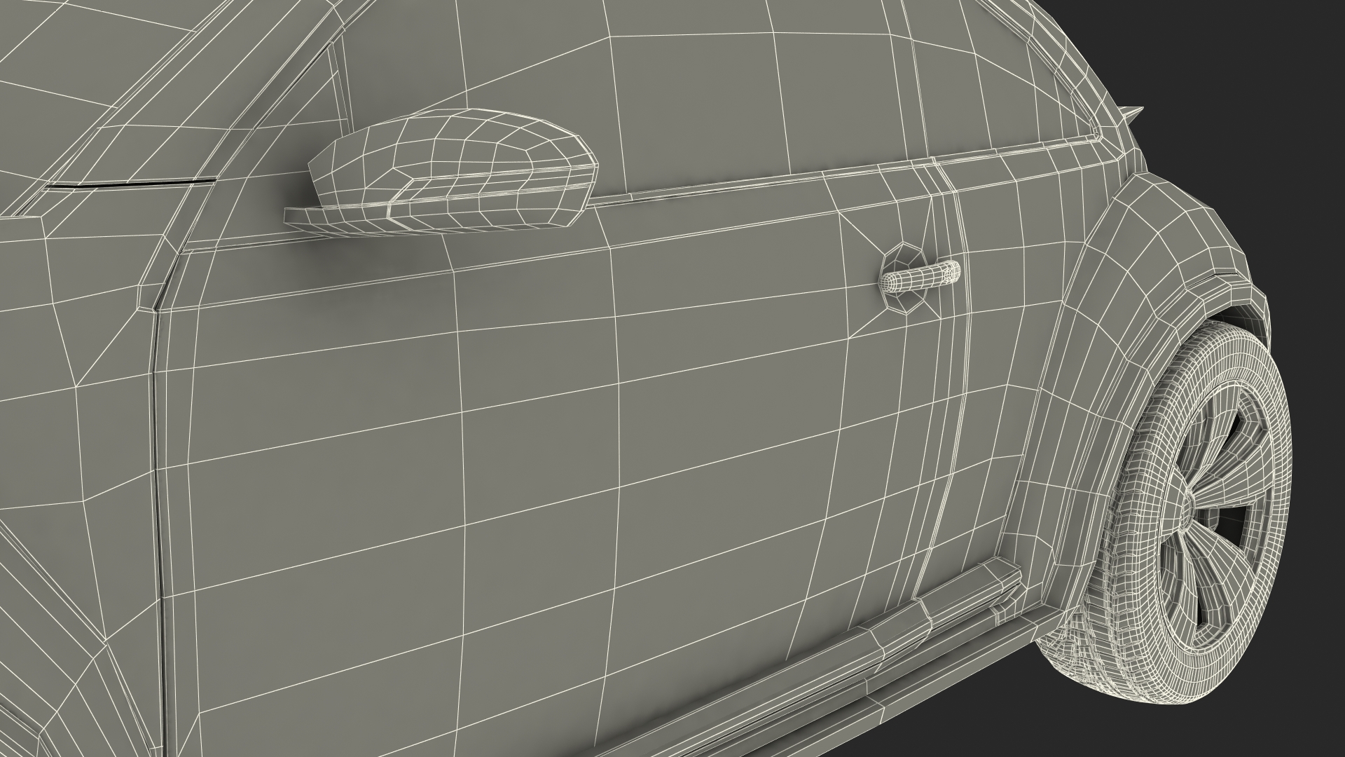 Compact Car Generic 3D model