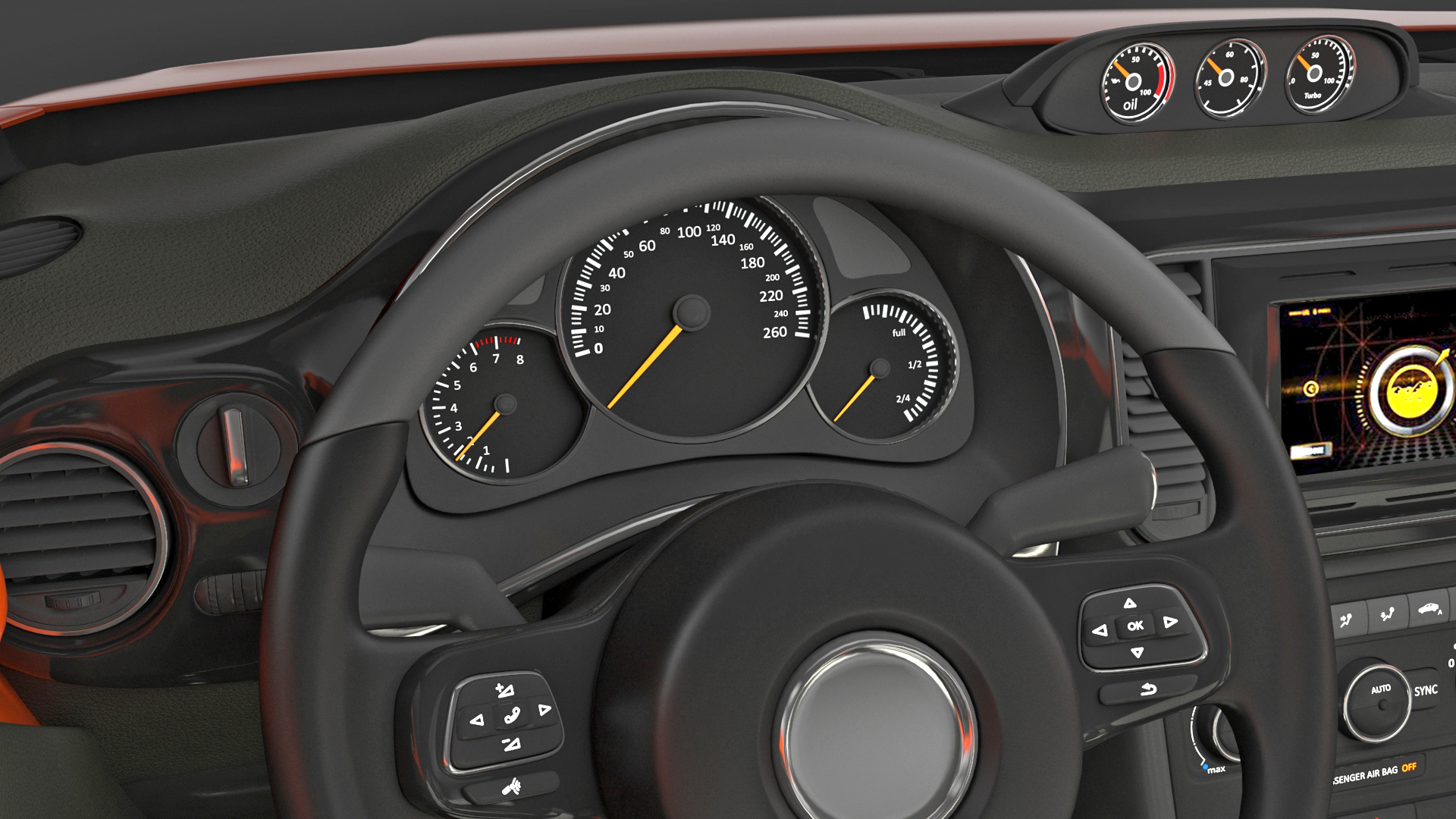 Compact Car Generic 3D model