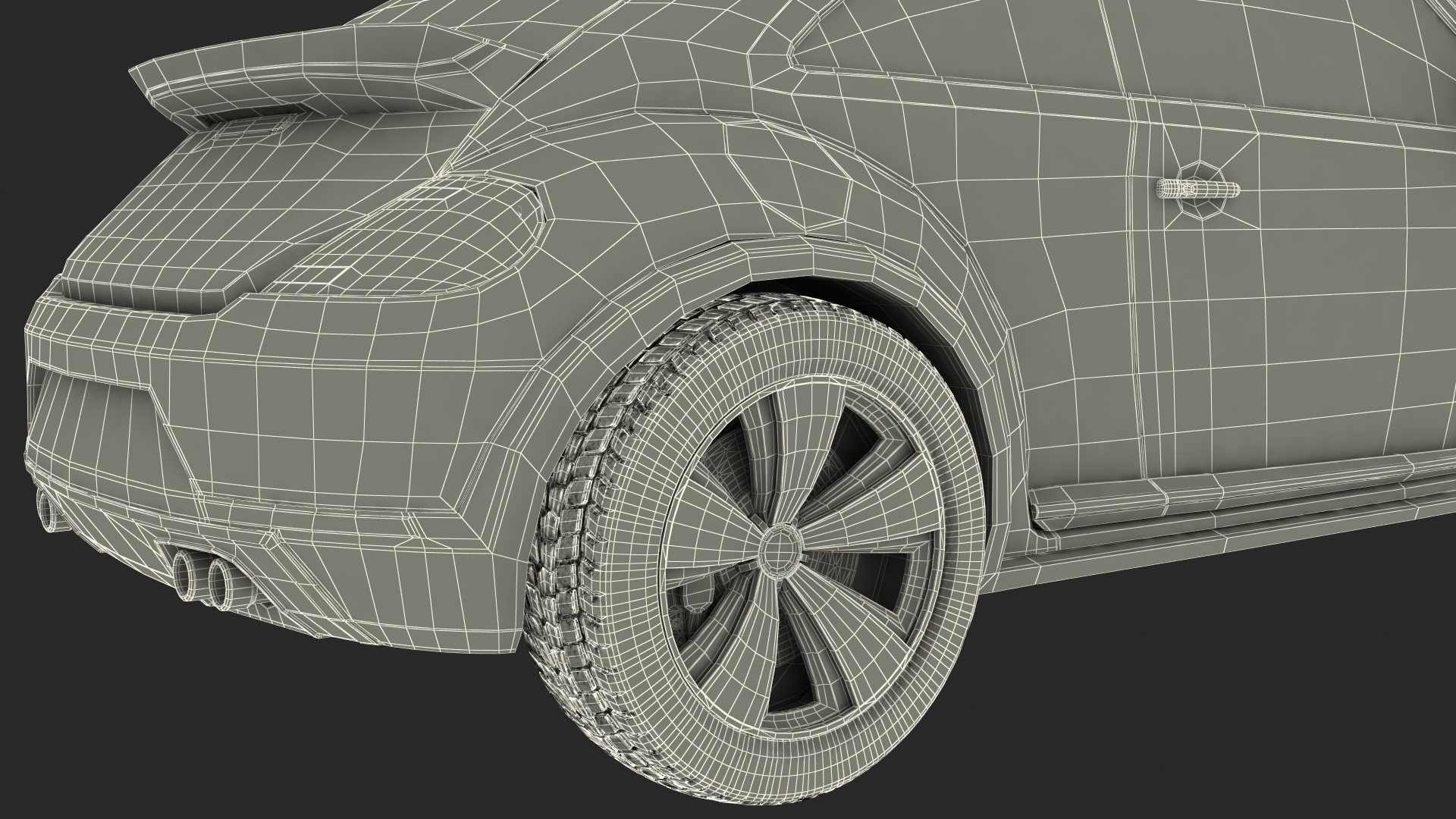 Compact Car Generic 3D model