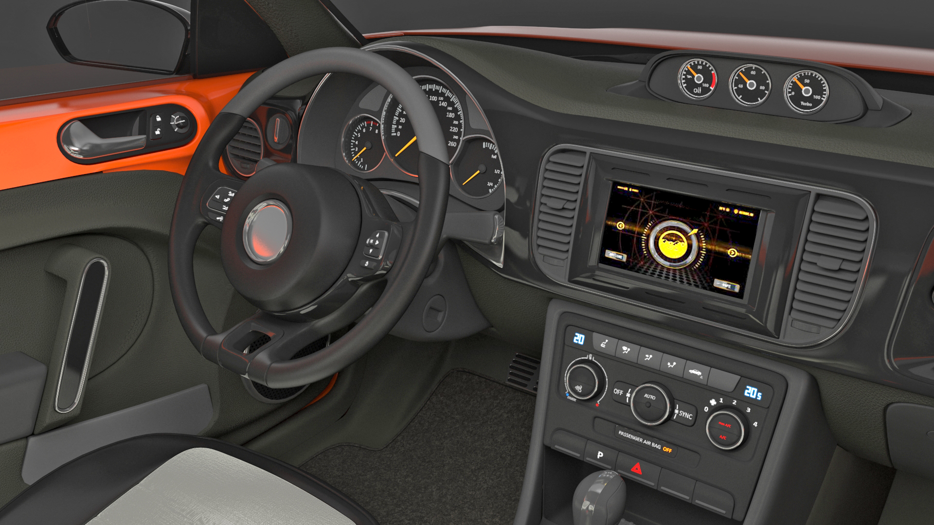 Compact Car Generic 3D model