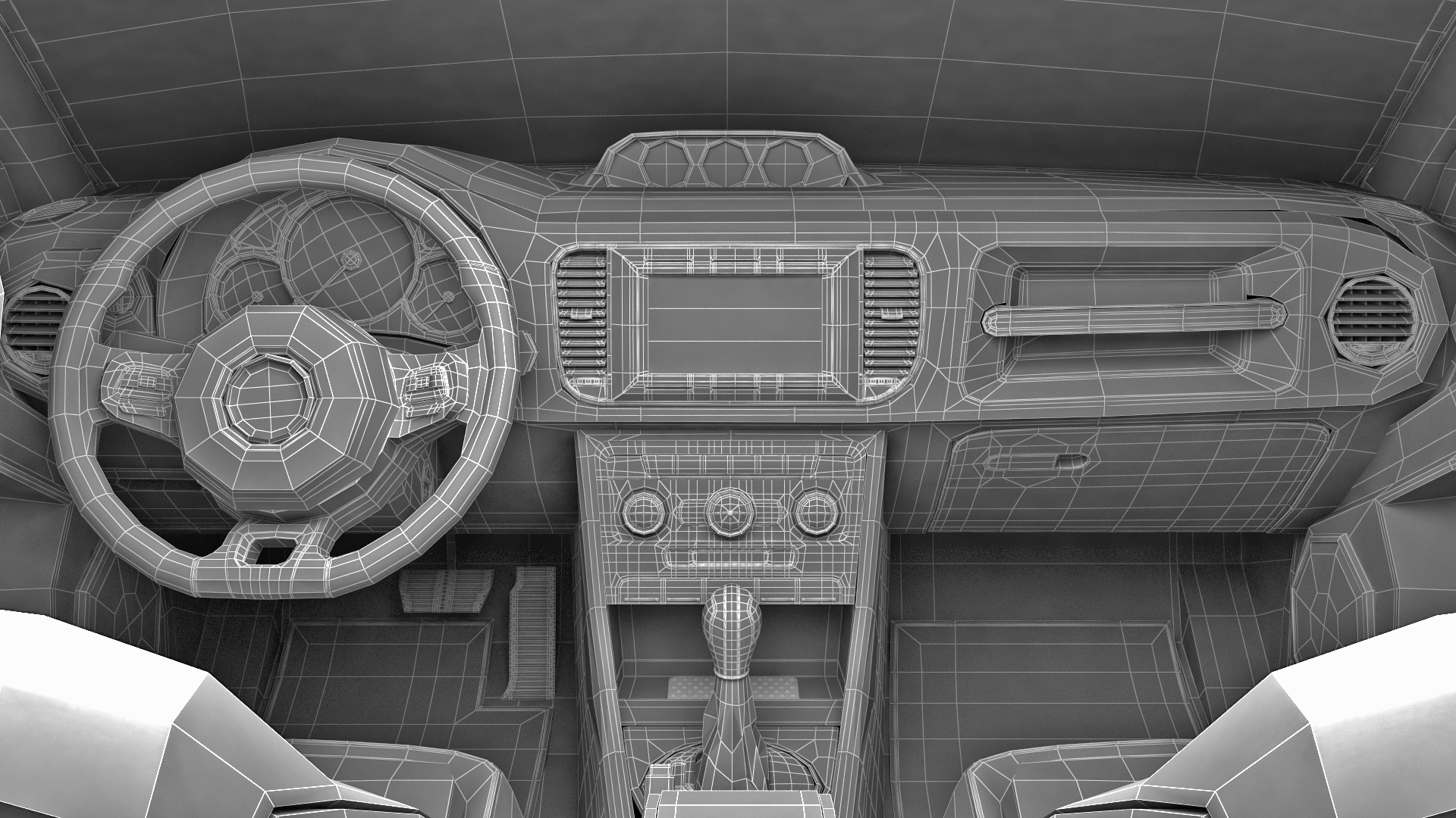 Compact Car Generic 3D model