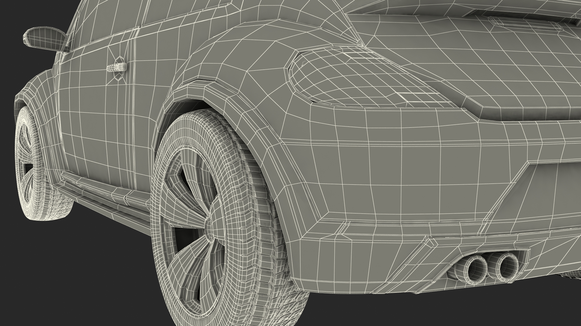 Compact Car Generic 3D model