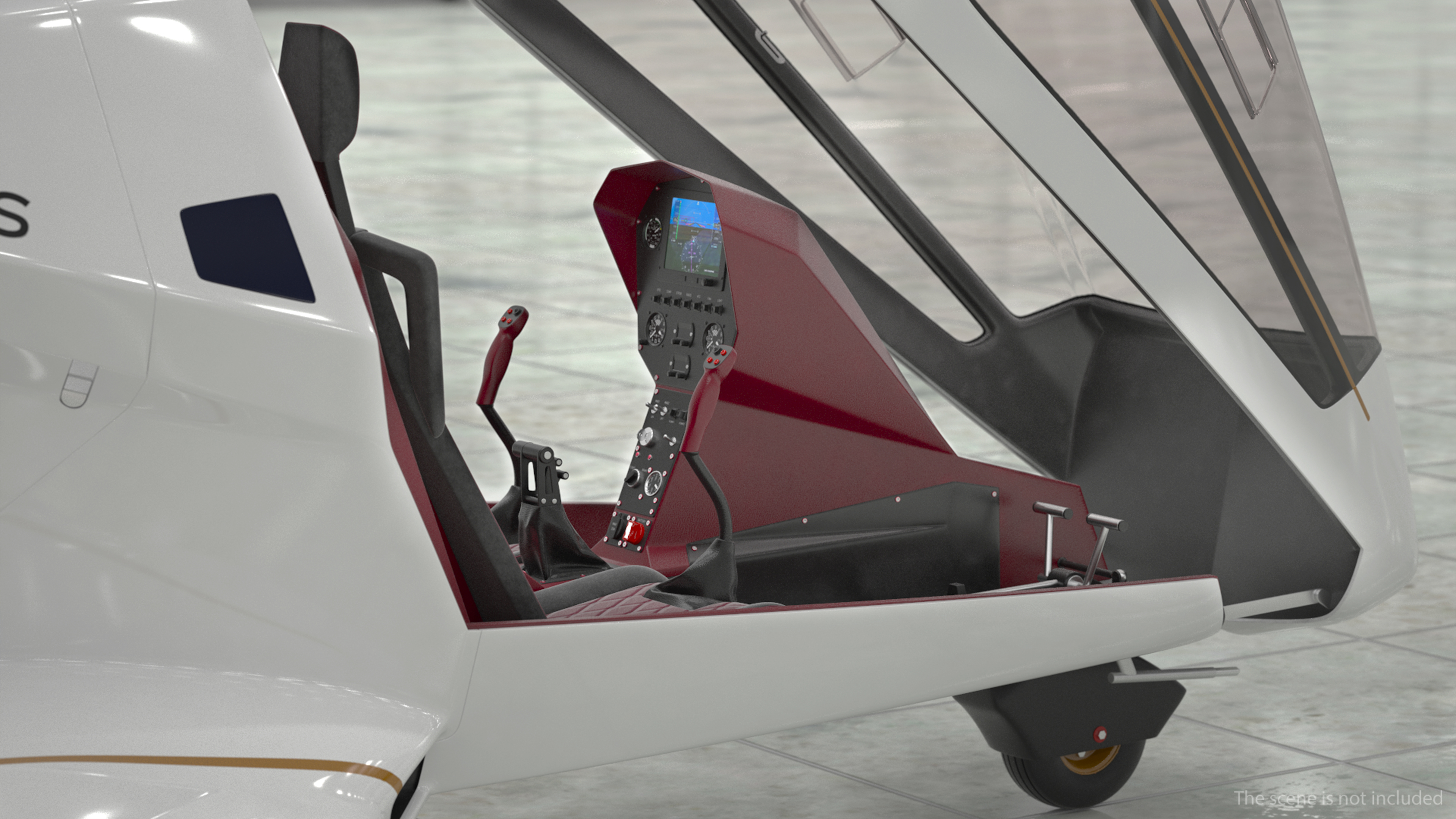 3D model Nisus Gyroplane