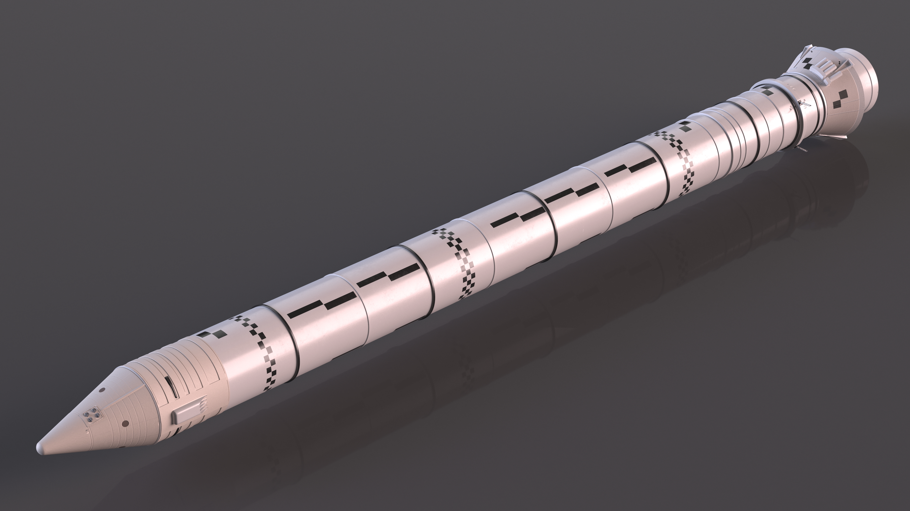 3D model NASA Space Launch System Solid Rocket Booster