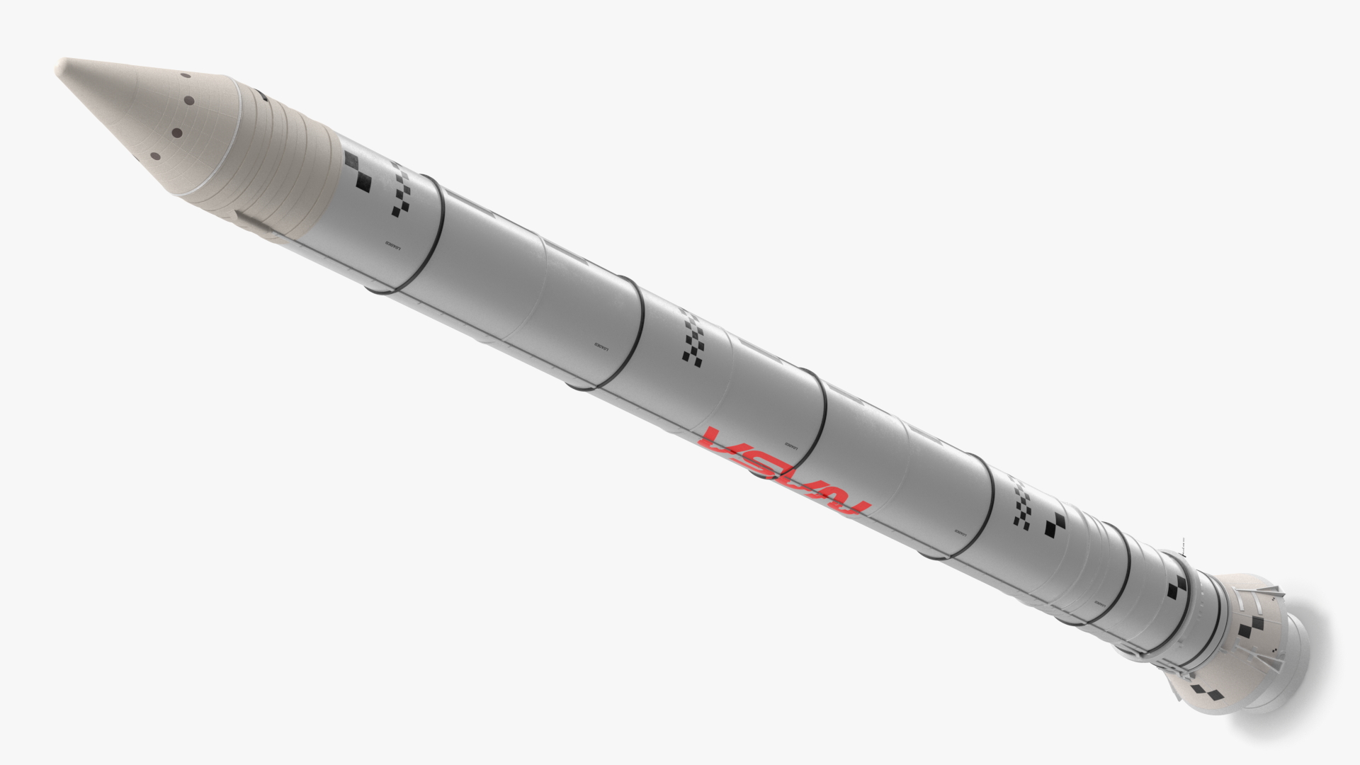 3D model NASA Space Launch System Solid Rocket Booster
