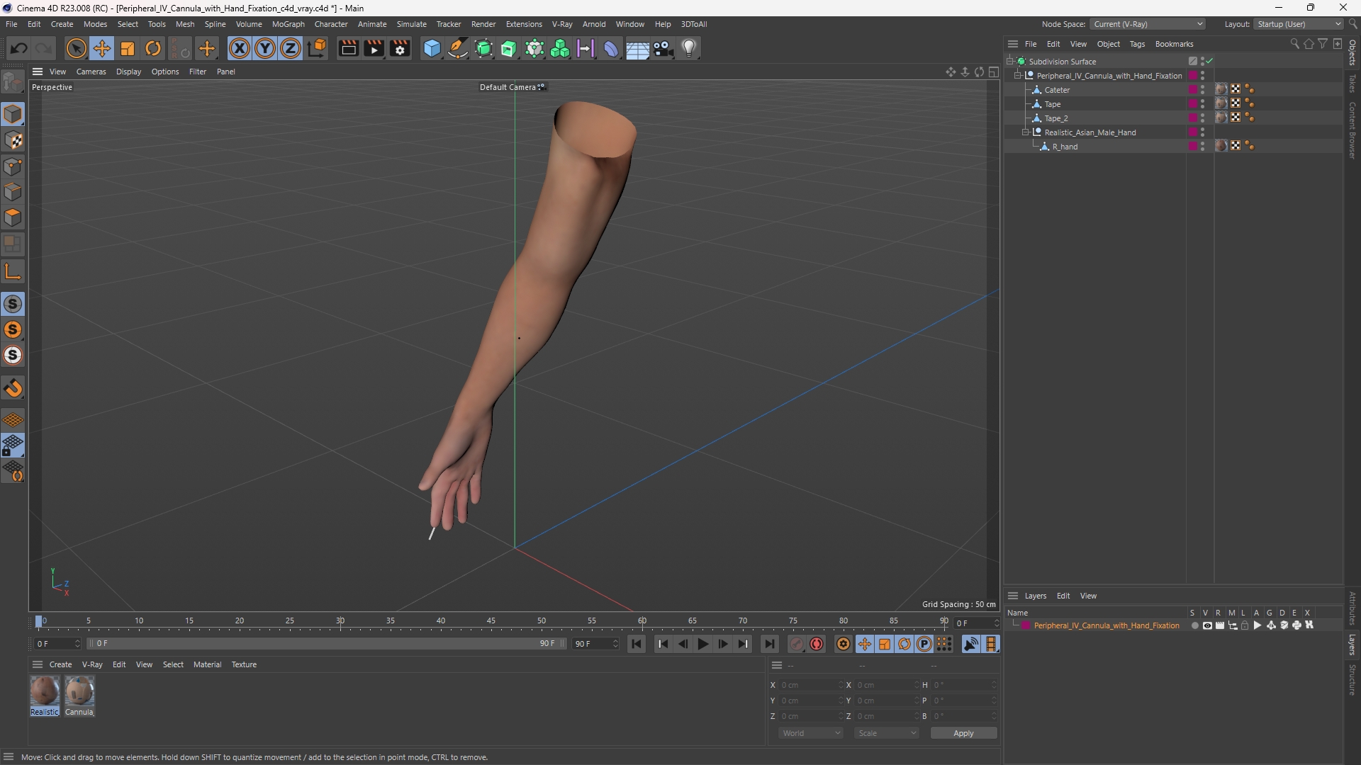 Peripheral IV Cannula with Hand Fixation - view 12