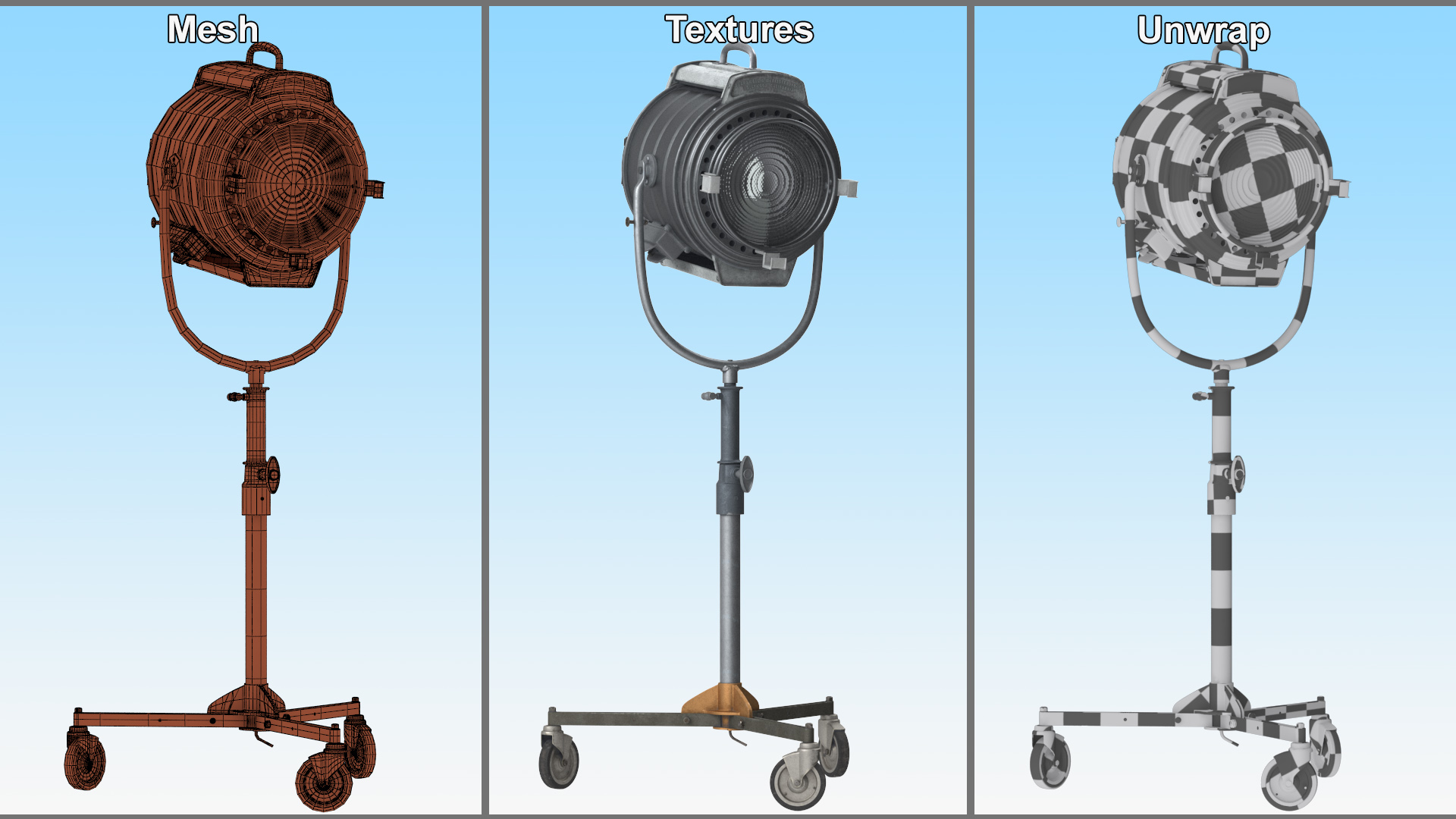 3D Bardwell and McAllister 1930s Hollywood Movie Light is Off model