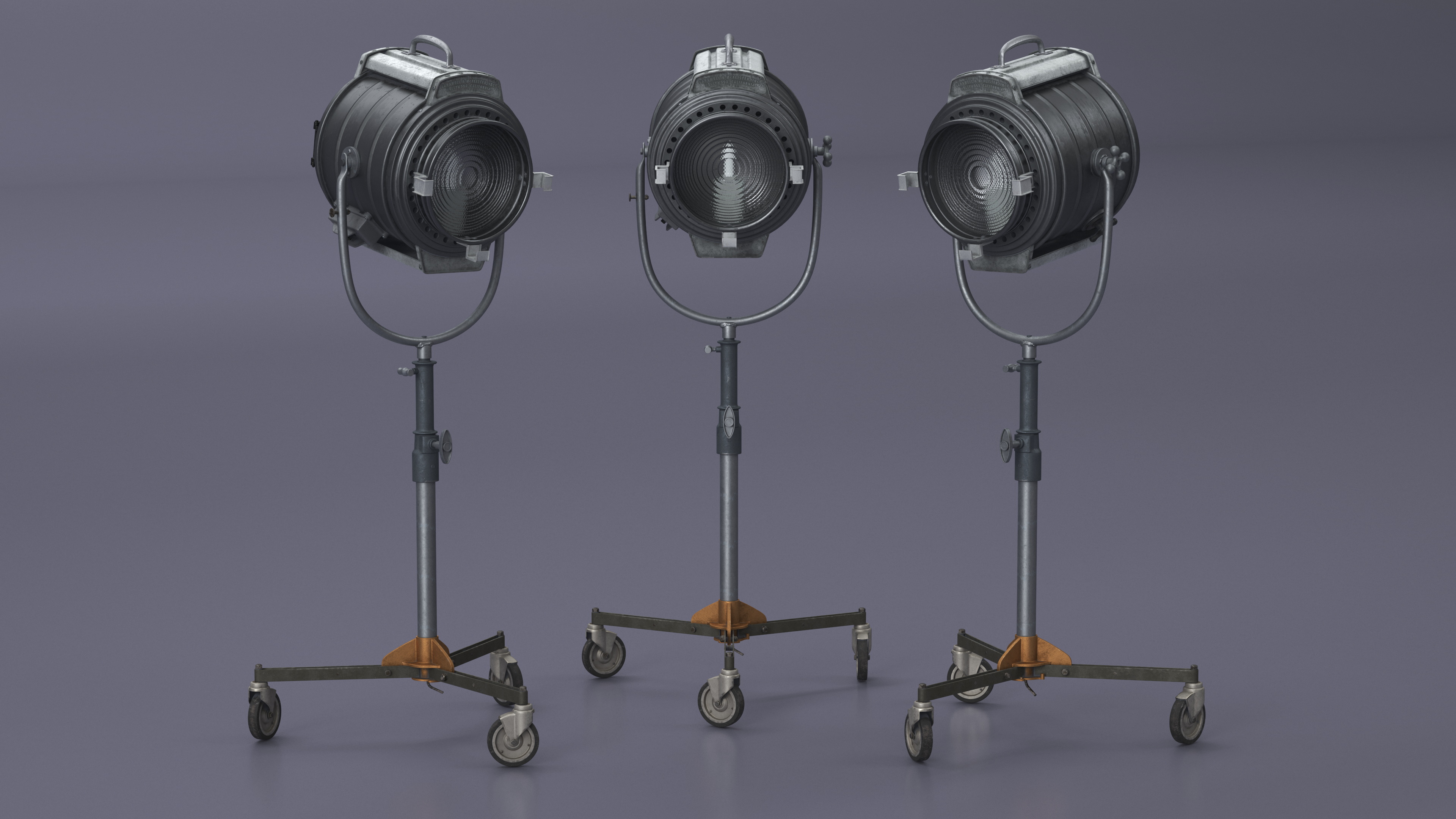 3D Bardwell and McAllister 1930s Hollywood Movie Light is Off model