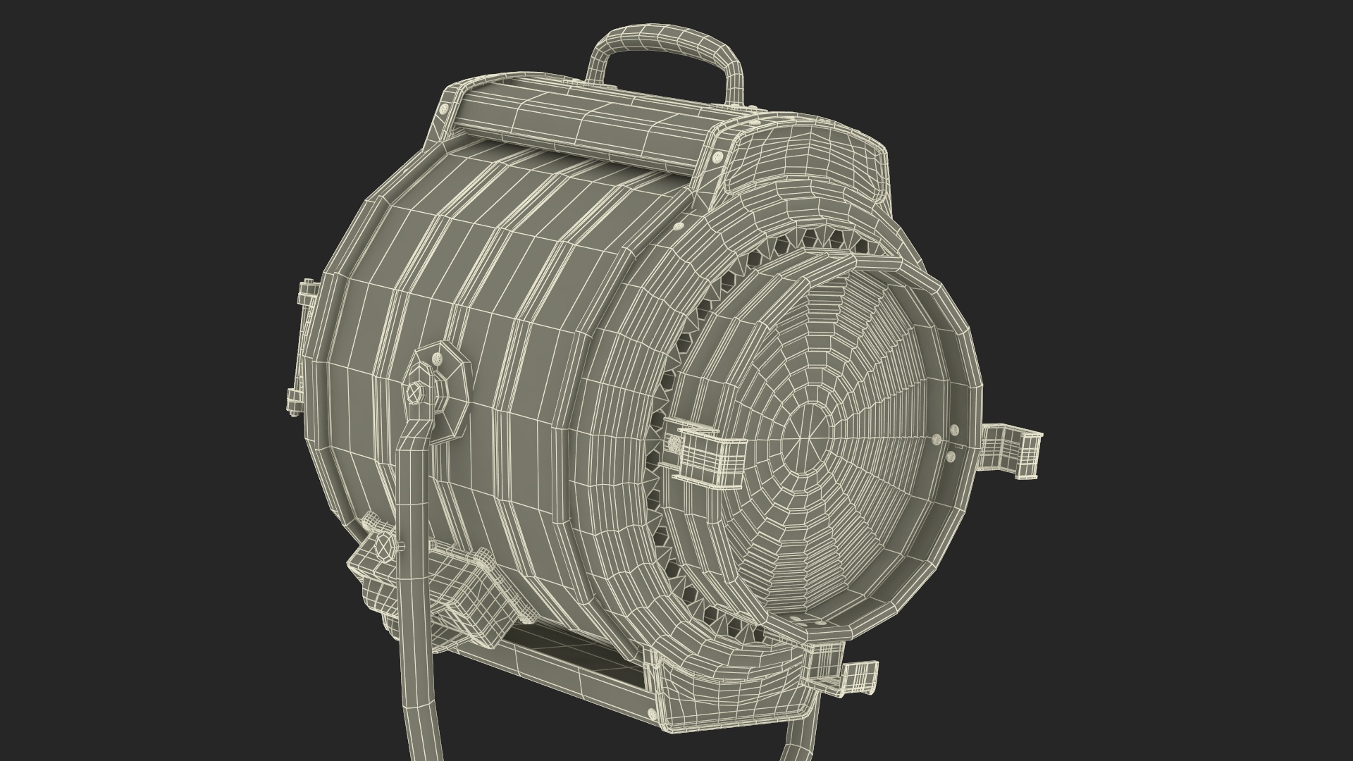 3D Bardwell and McAllister 1930s Hollywood Movie Light is Off model