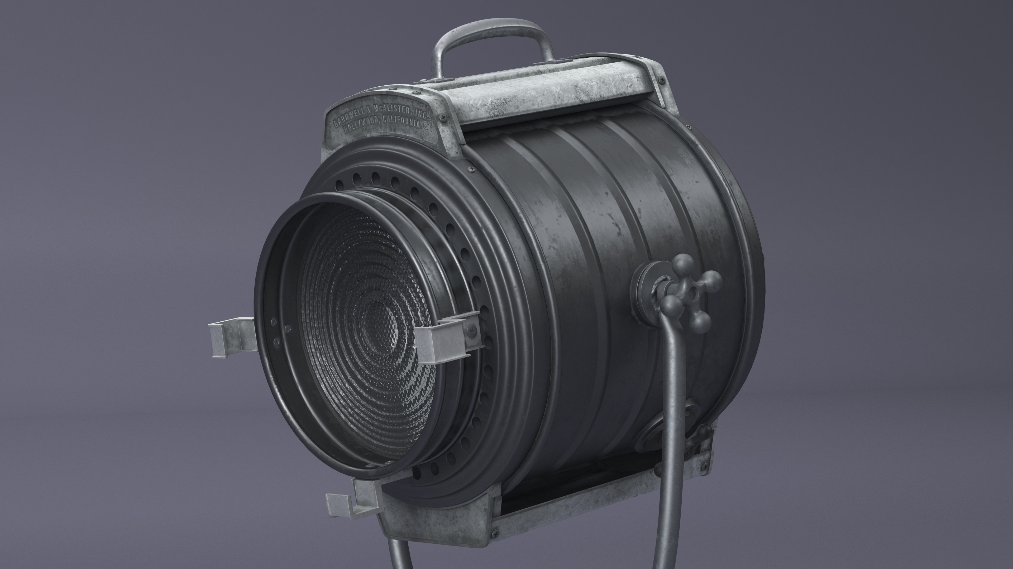 3D Bardwell and McAllister 1930s Hollywood Movie Light is Off model