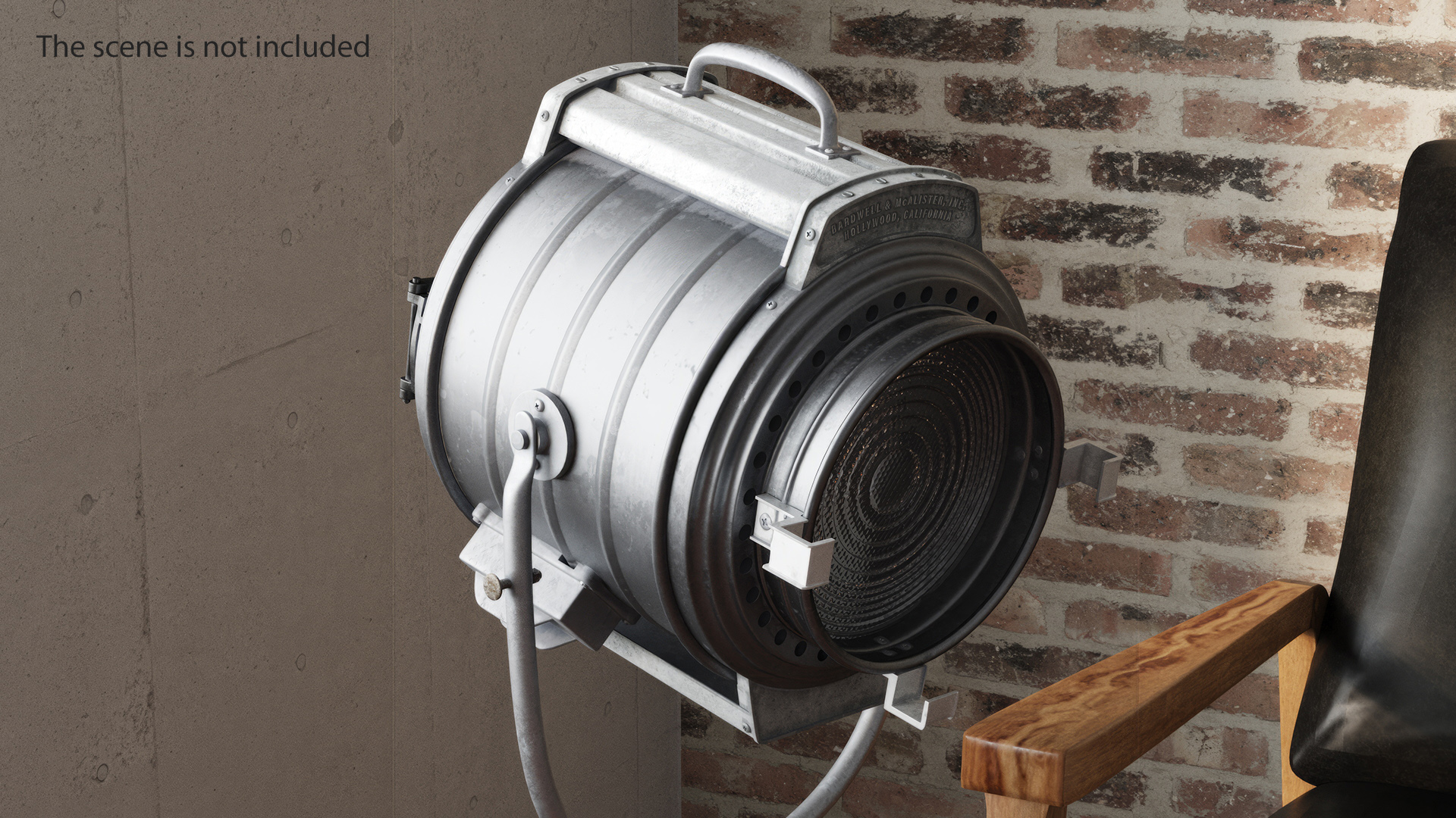 3D Bardwell and McAllister 1930s Hollywood Movie Light is Off model