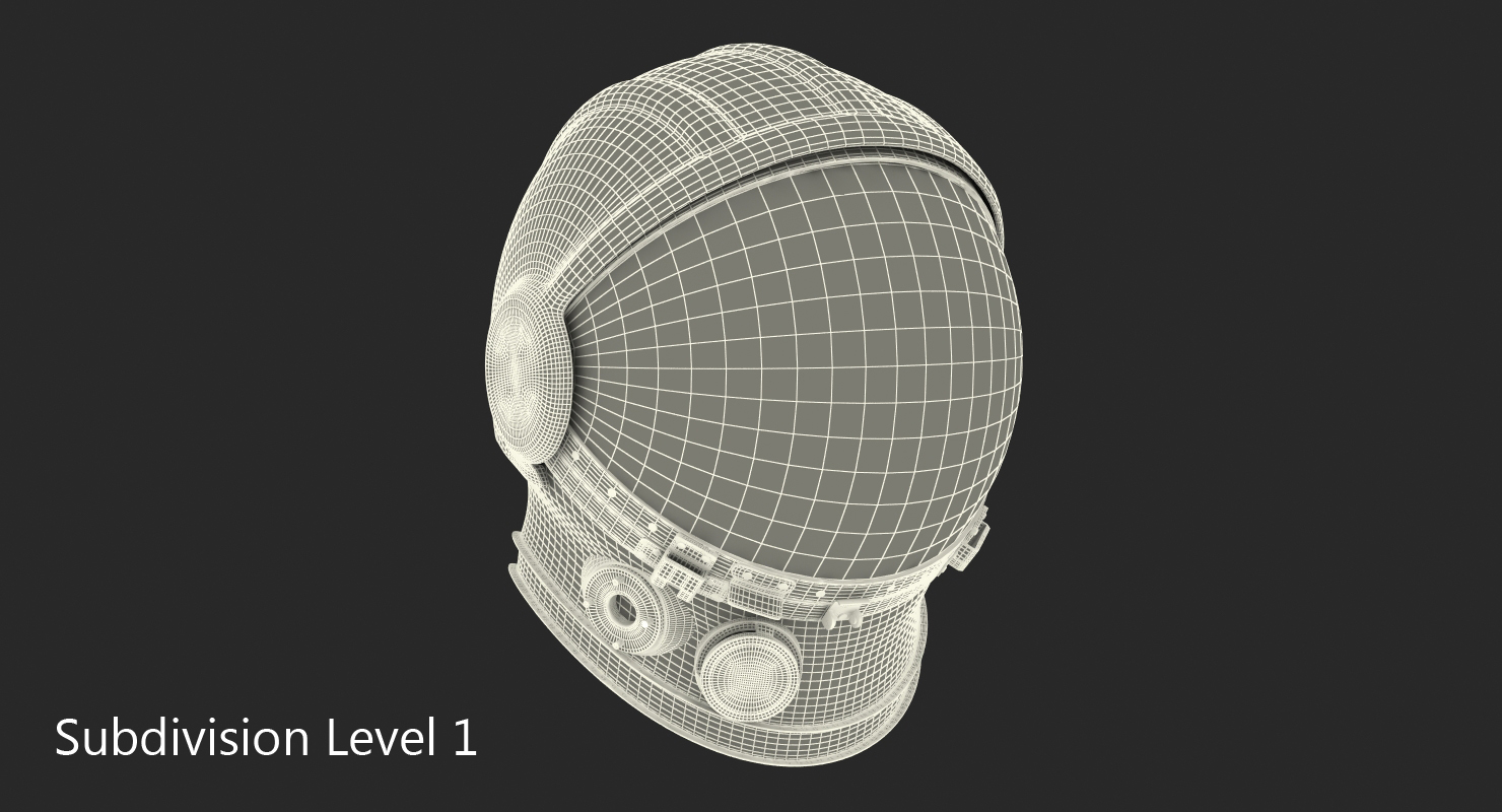 3D Yuri Gagarins Space Helmet