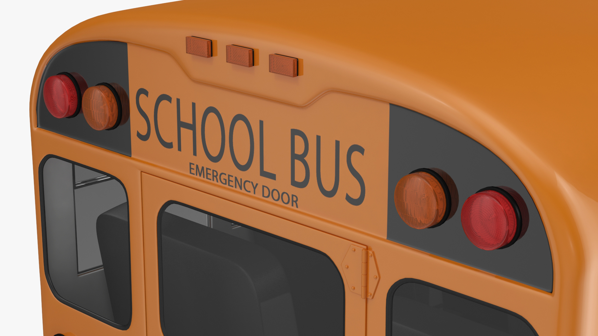 3D model Old School Bus Rigged for Maya