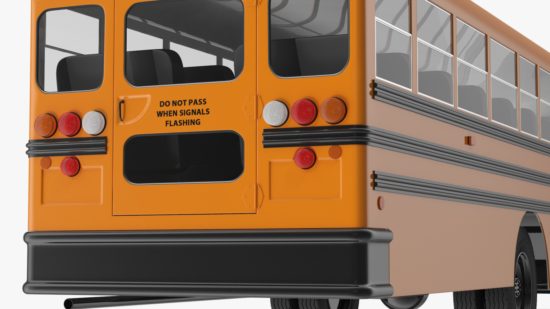 3D model Old School Bus Rigged for Maya